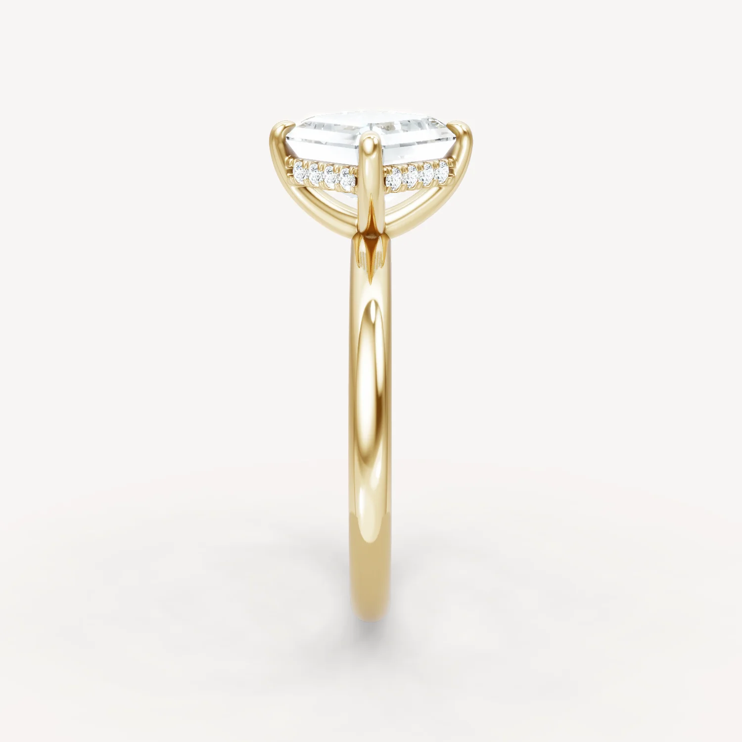 Hidden Halo Compass - Asscher - Image 2