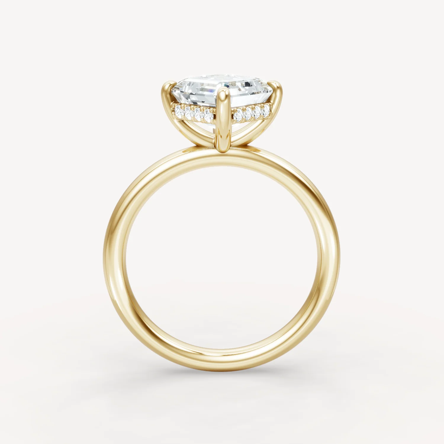 Hidden Halo Compass - Asscher - Image 3