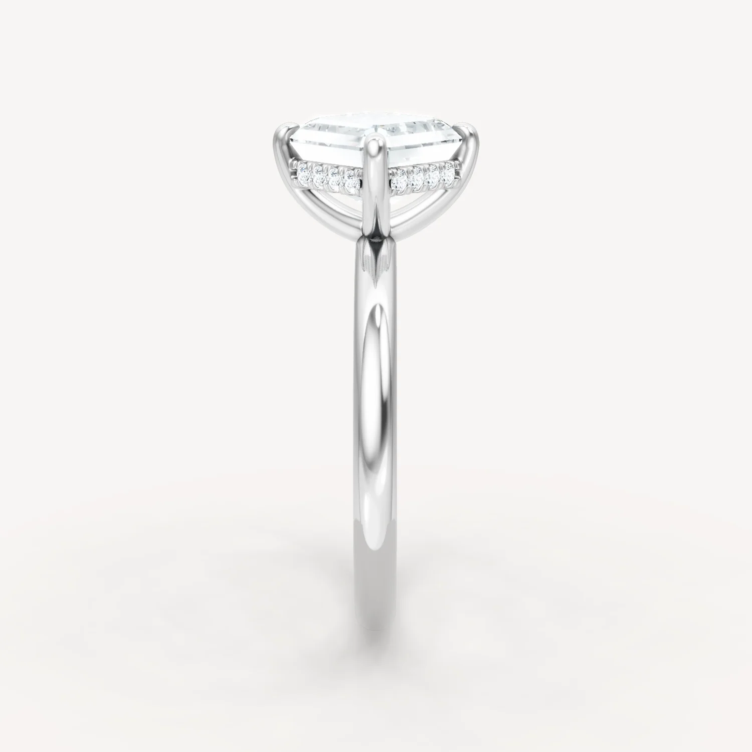 Hidden Halo Compass - Asscher - Image 6
