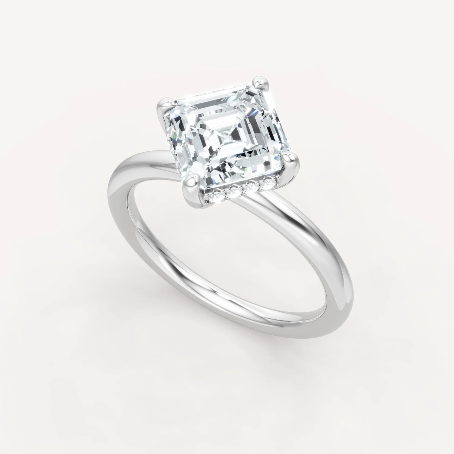 Hidden Halo Compass - Asscher - Image 8
