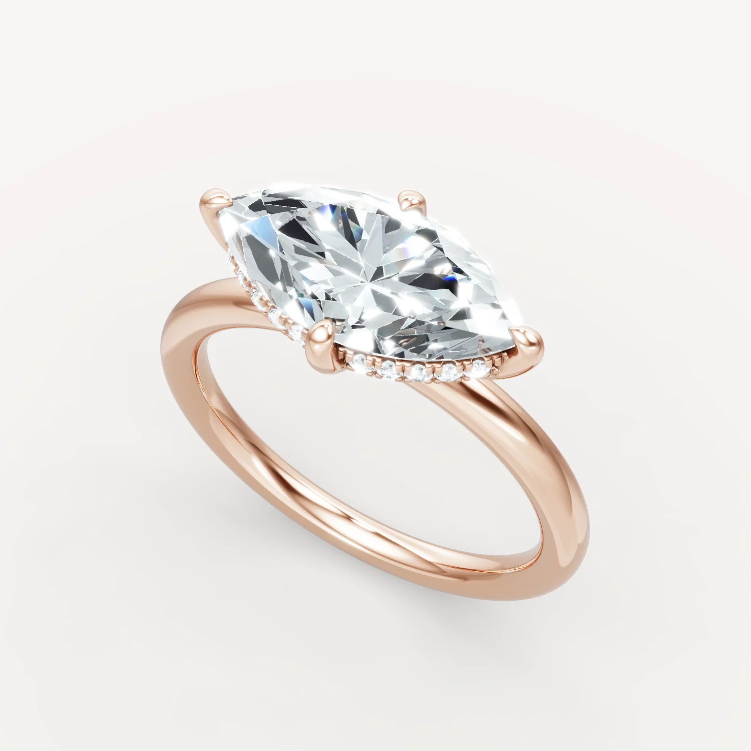 Hidden Halo Compass - Marquise - Image 12