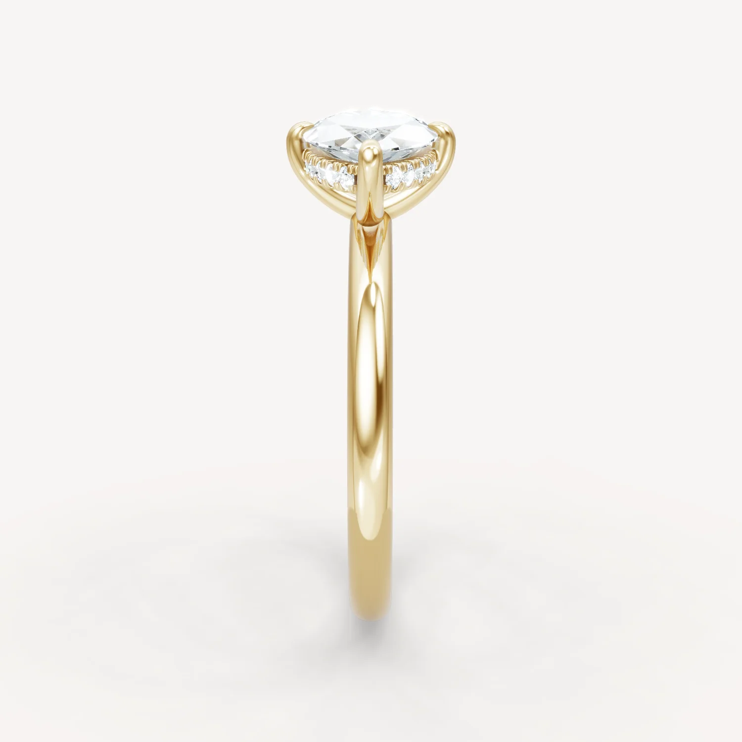 Hidden Halo Compass - Marquise - Image 2