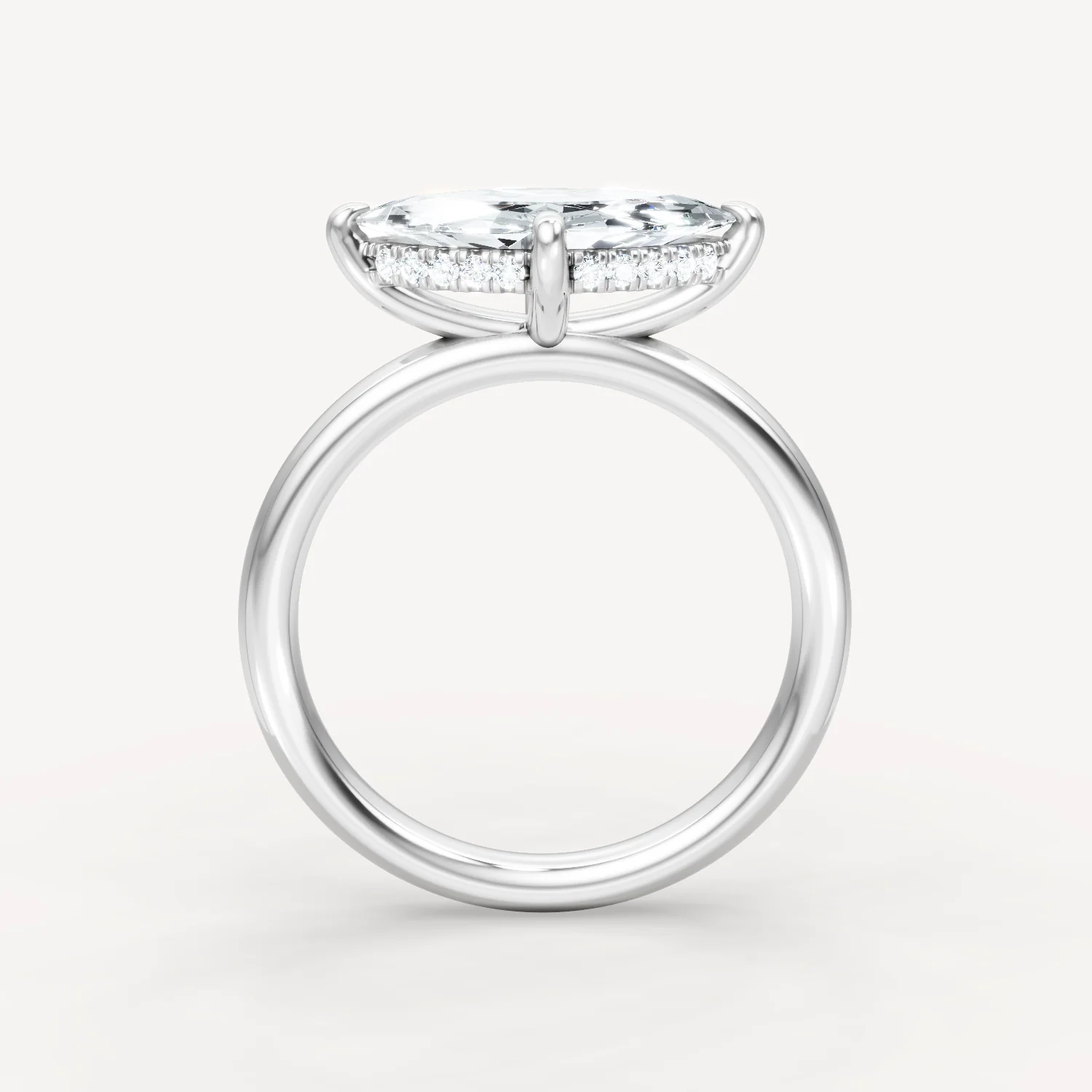 Hidden Halo Compass - Marquise - Image 7
