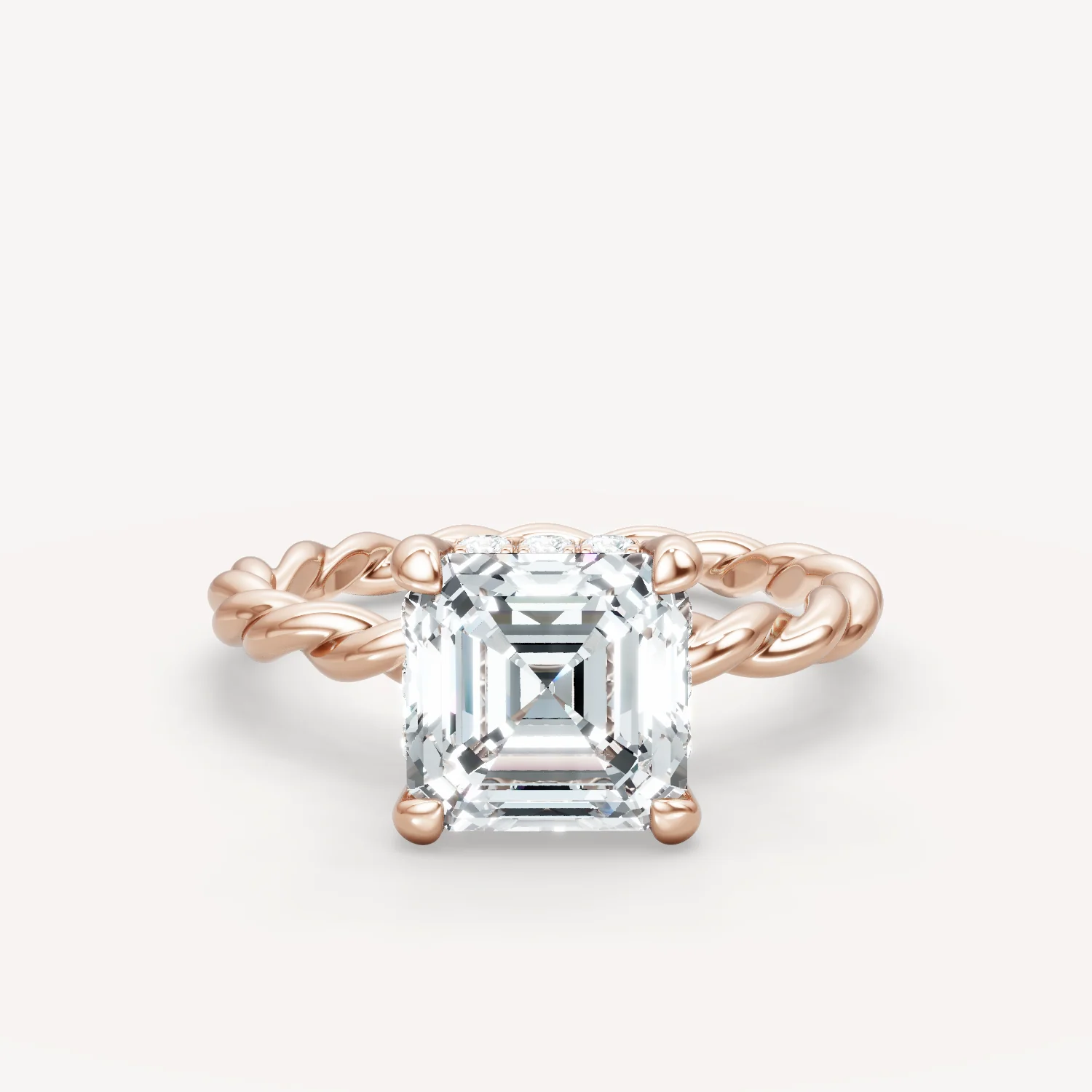 Hidden Halo Twist - Asscher - Image 9