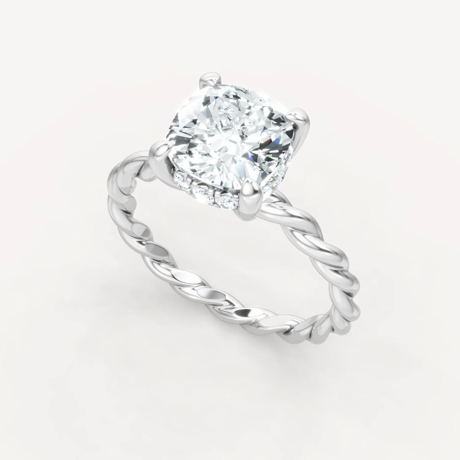 Hidden Halo Twist - Cushion - Image 8