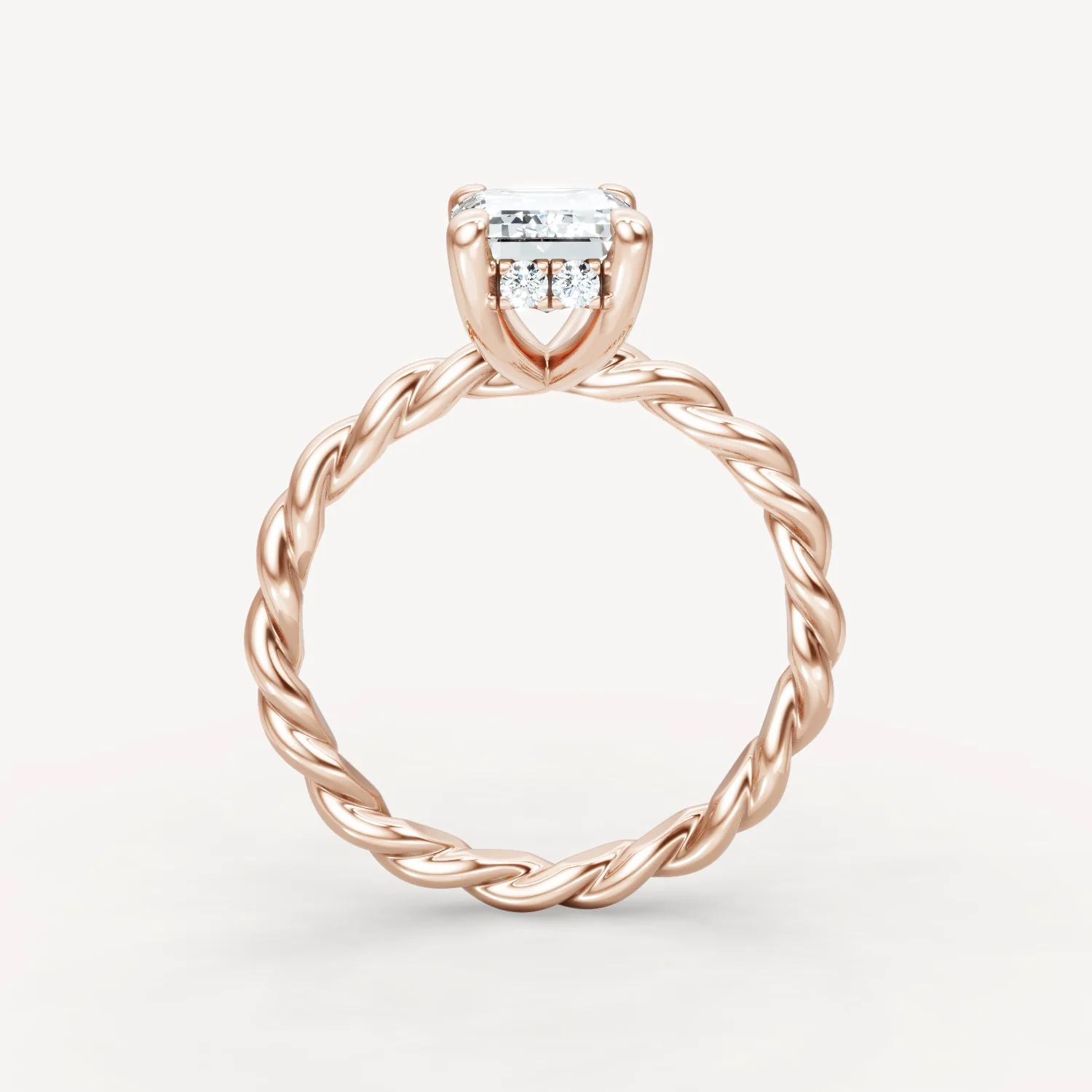 Hidden Halo Twist - Emerald - Image 11