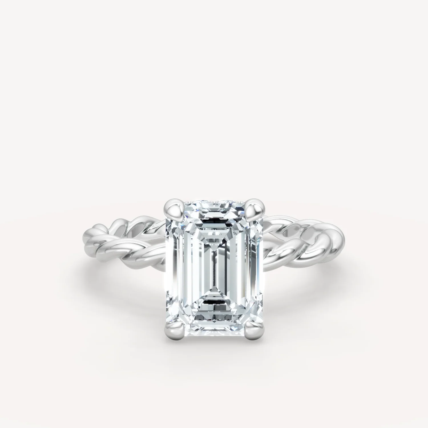 Hidden Halo Twist - Emerald - Image 5