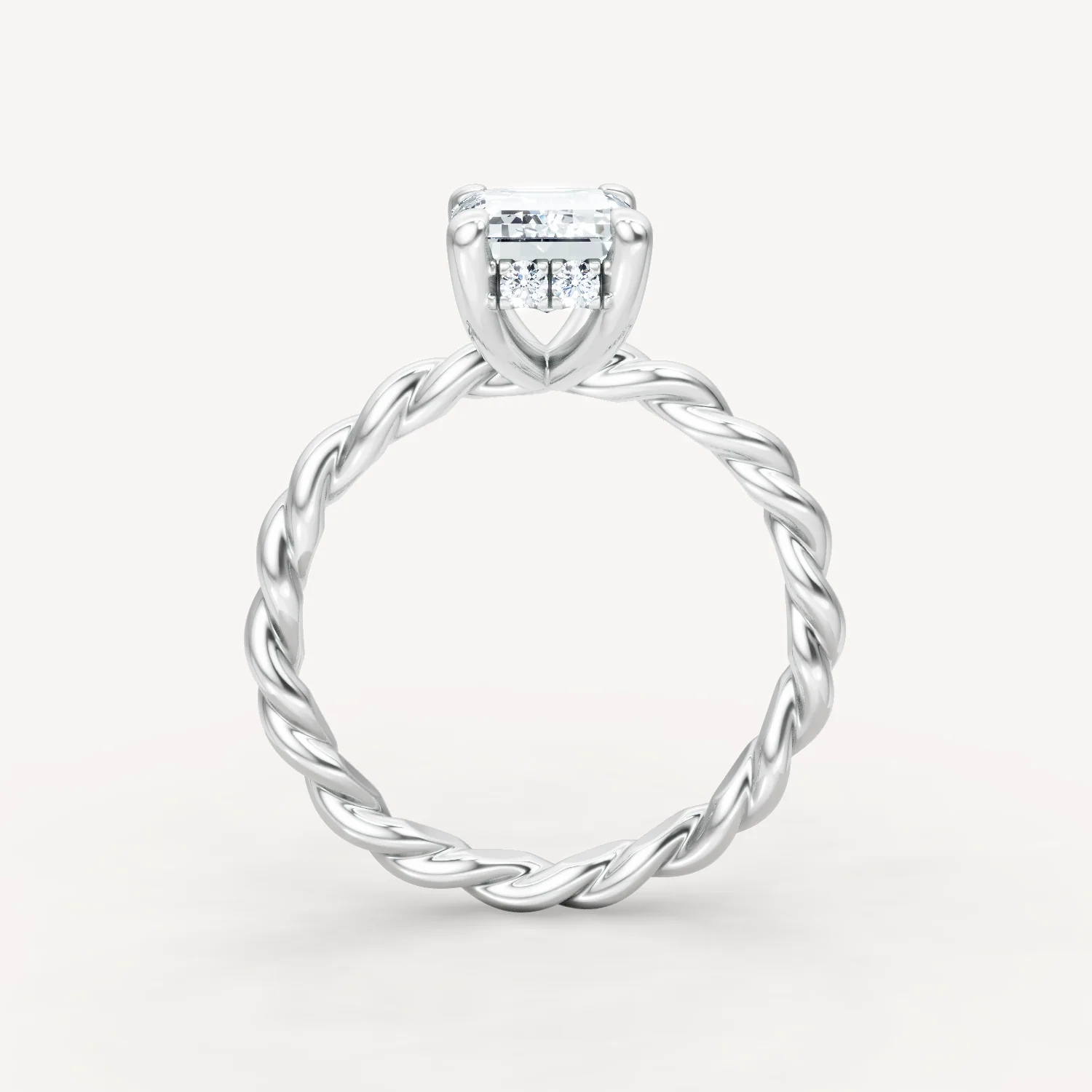 Hidden Halo Twist - Emerald - Image 7