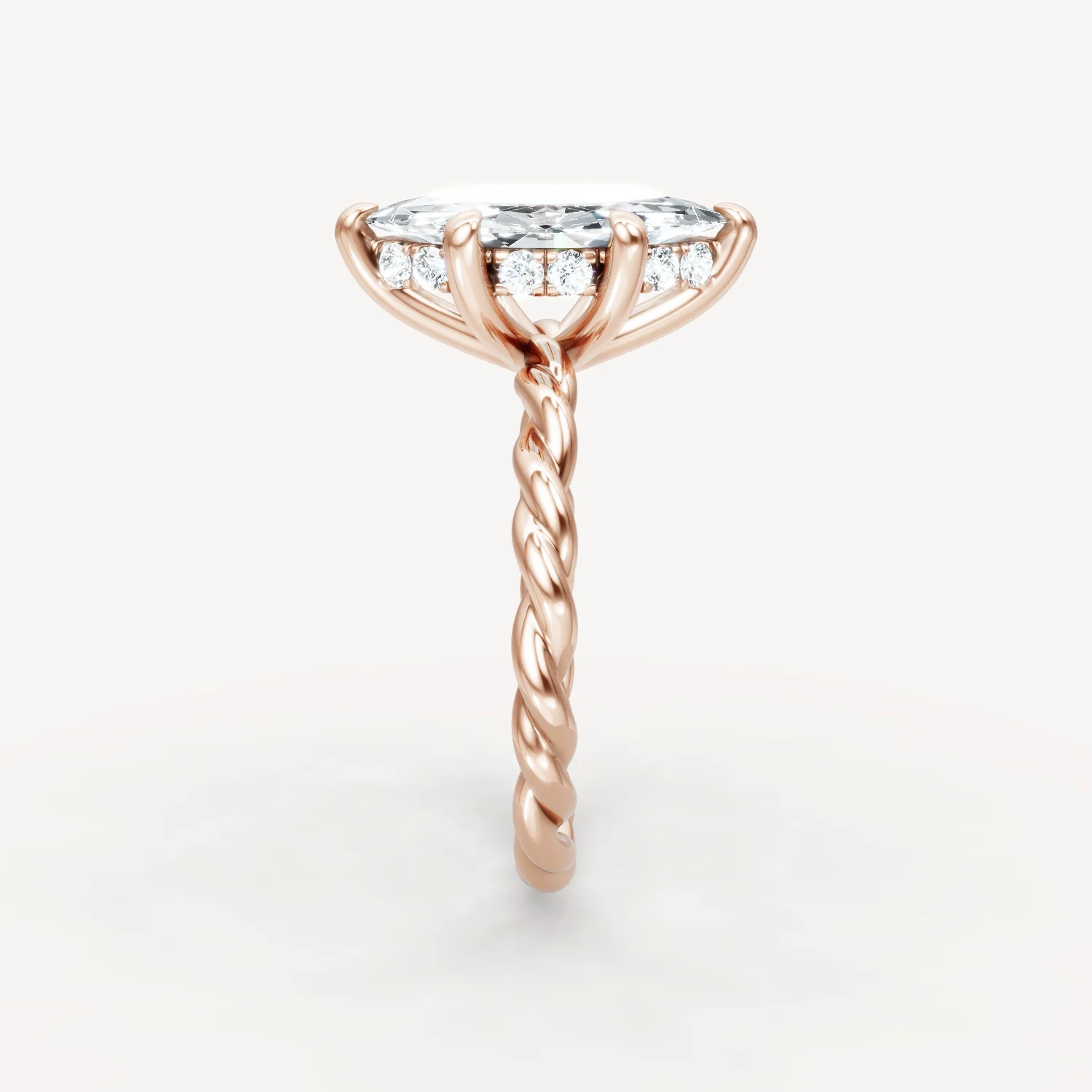 Hidden Halo Twist - Marquise - Image 10