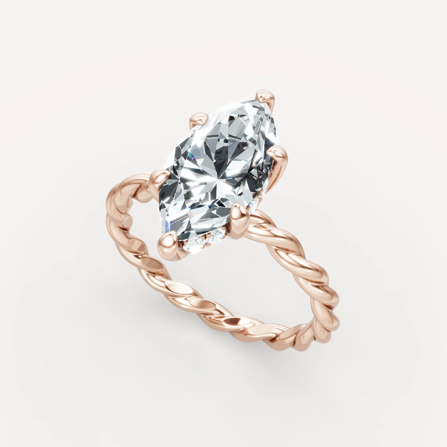Hidden Halo Twist - Marquise - Image 12
