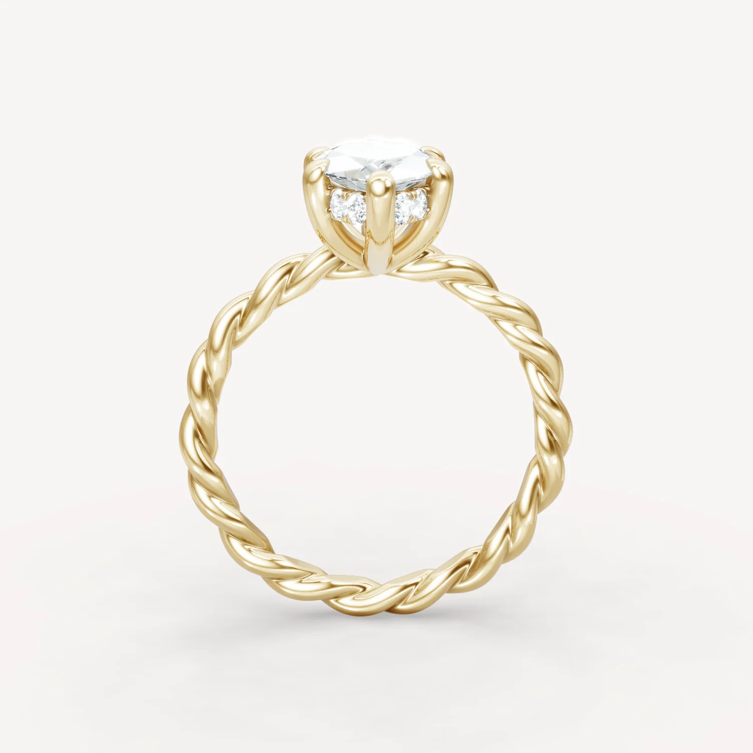 Hidden Halo Twist - Marquise - Image 3