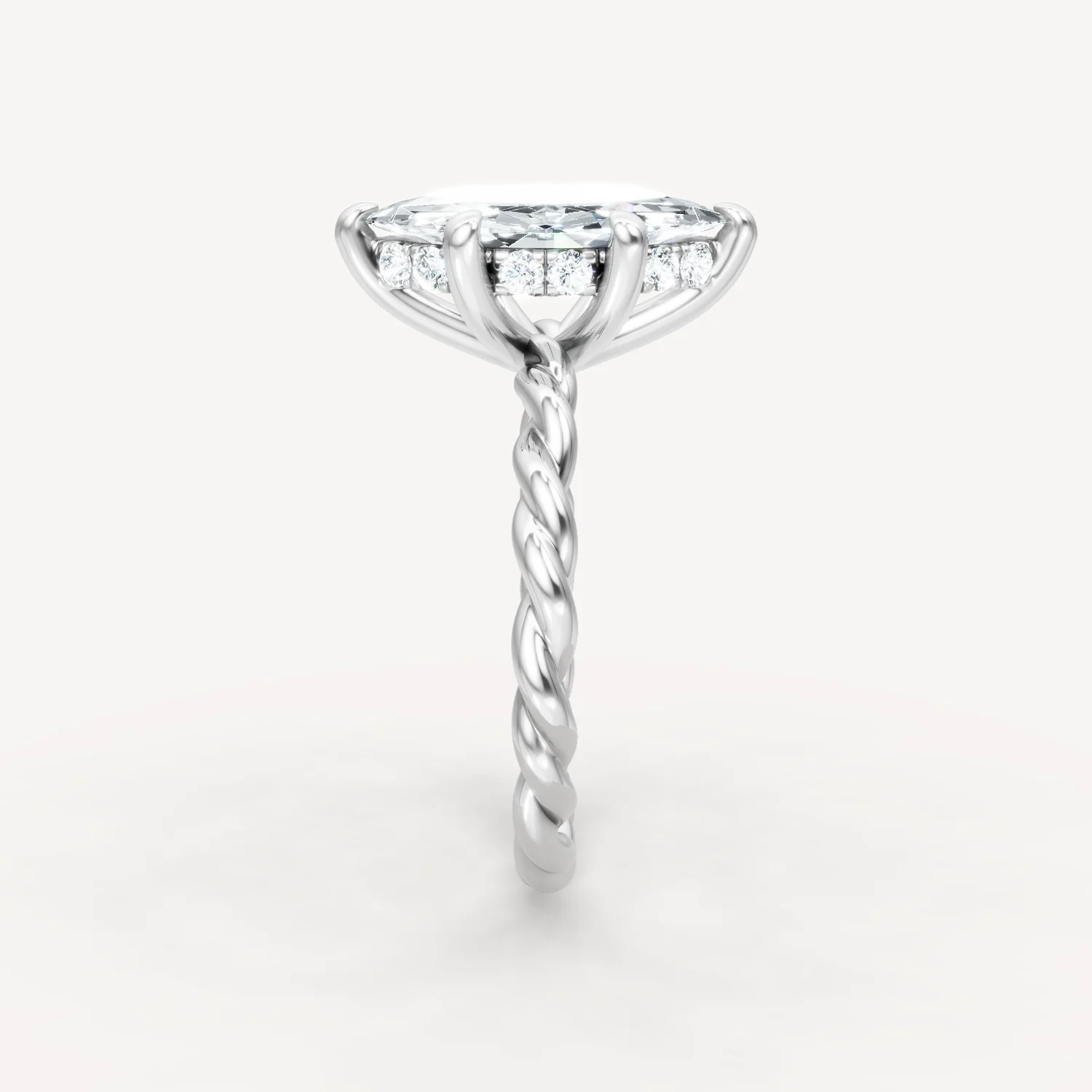 Hidden Halo Twist - Marquise - Image 6