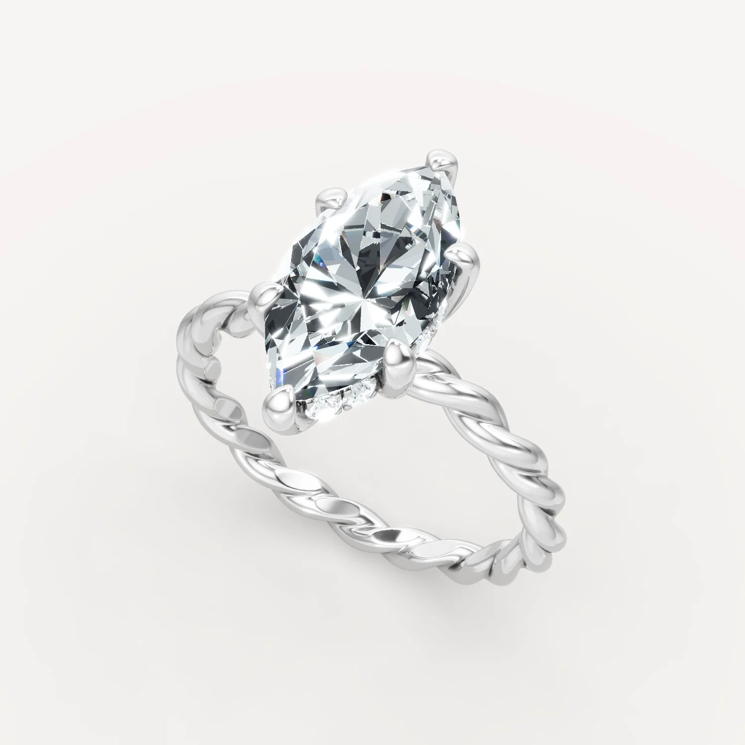 Hidden Halo Twist - Marquise - Image 8