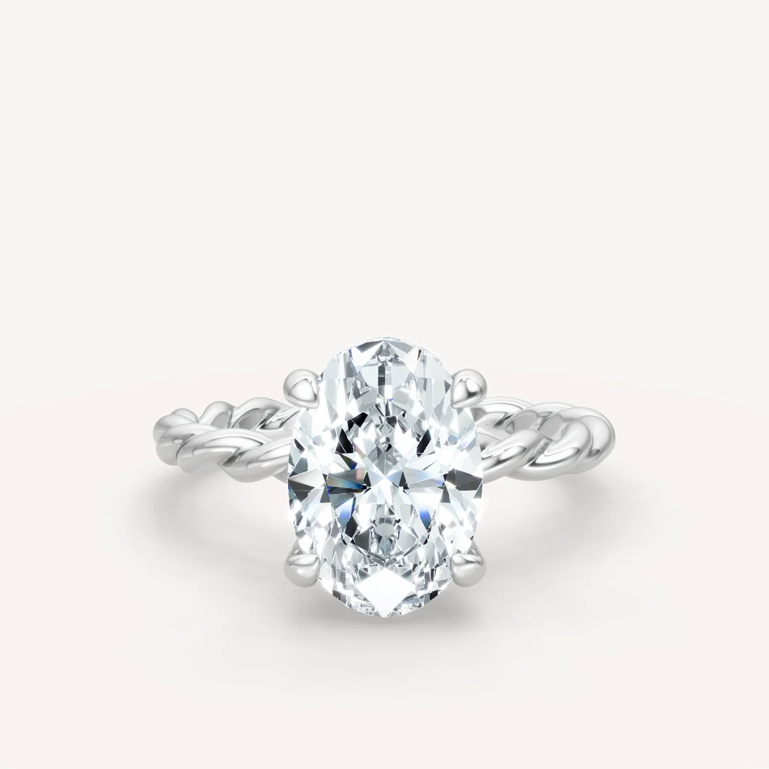 Hidden Halo Twist - Oval - Image 5