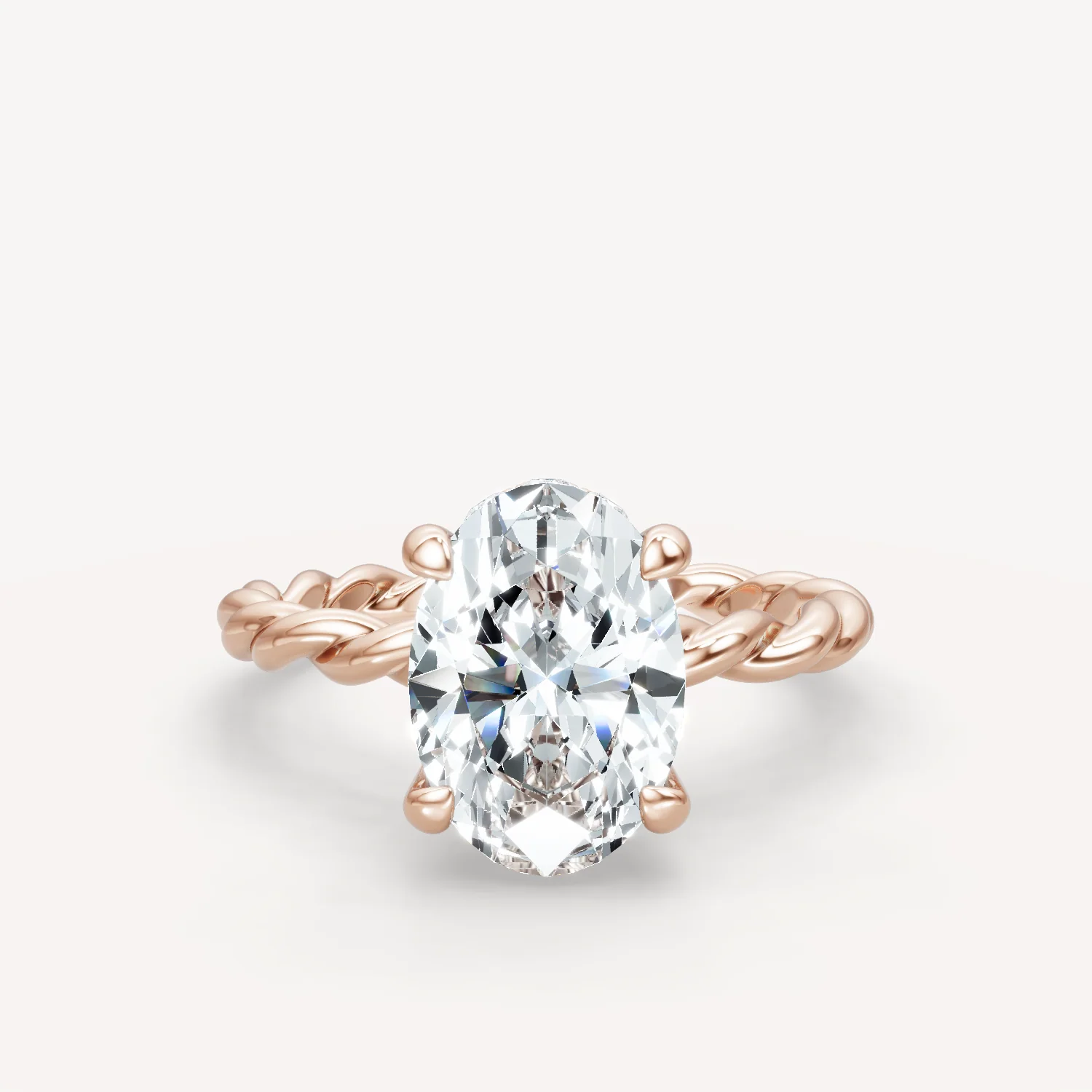 Hidden Halo Twist - Oval - Image 9
