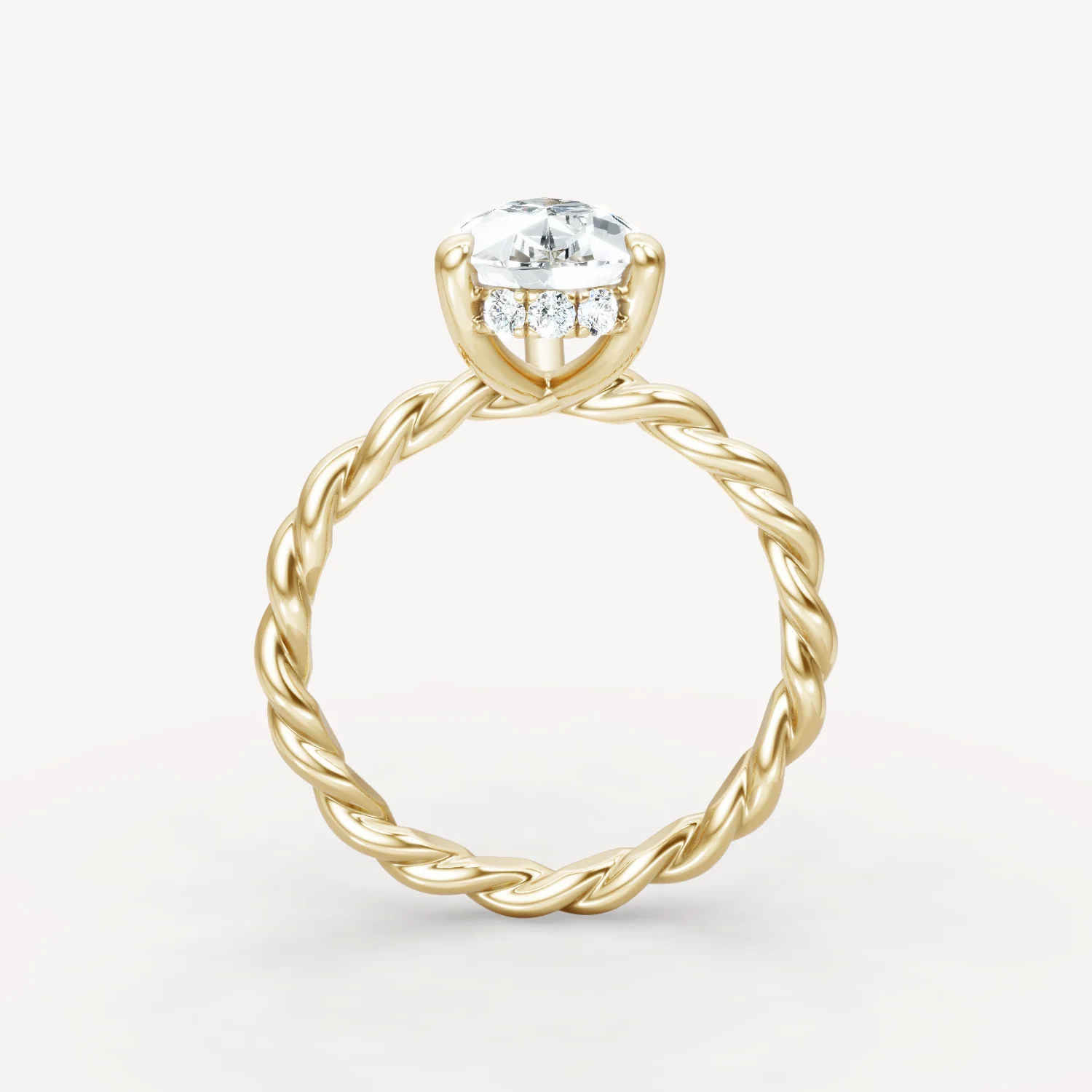 Hidden Halo Twist - Pear - Image 3