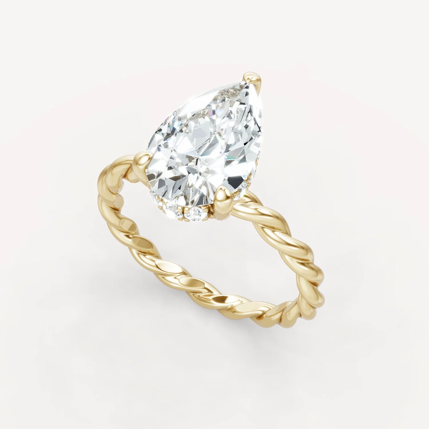 Hidden Halo Twist - Pear - Image 4