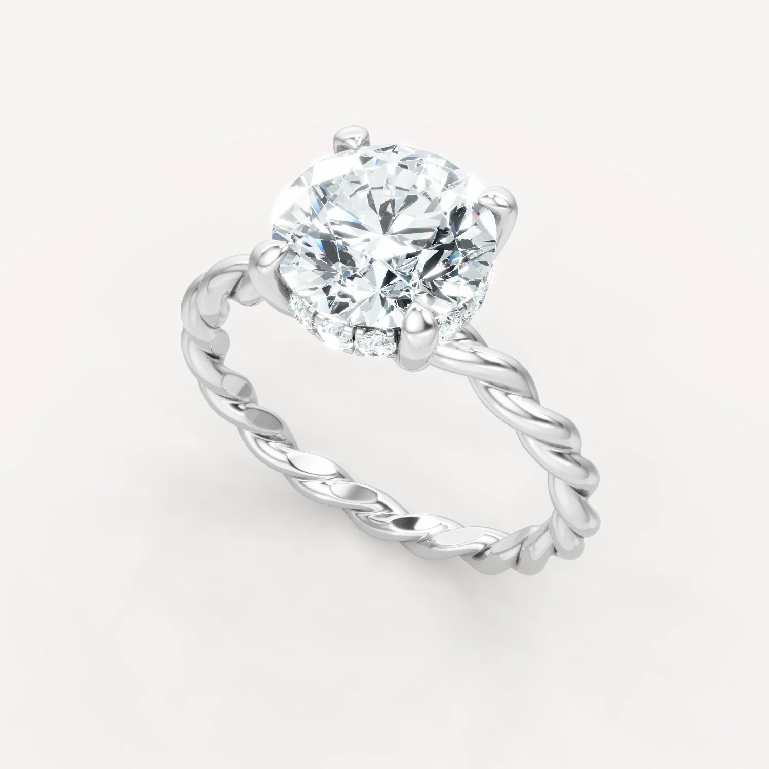 Hidden Halo Twist - Round - Image 8