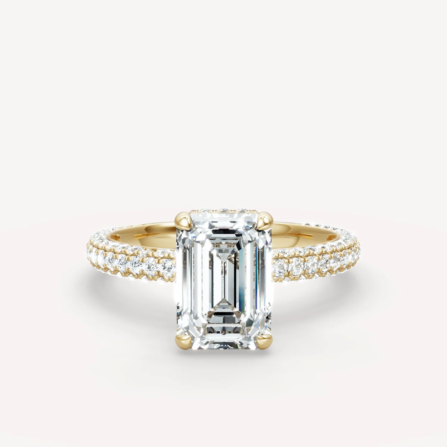 Micro Pave - Emerald
