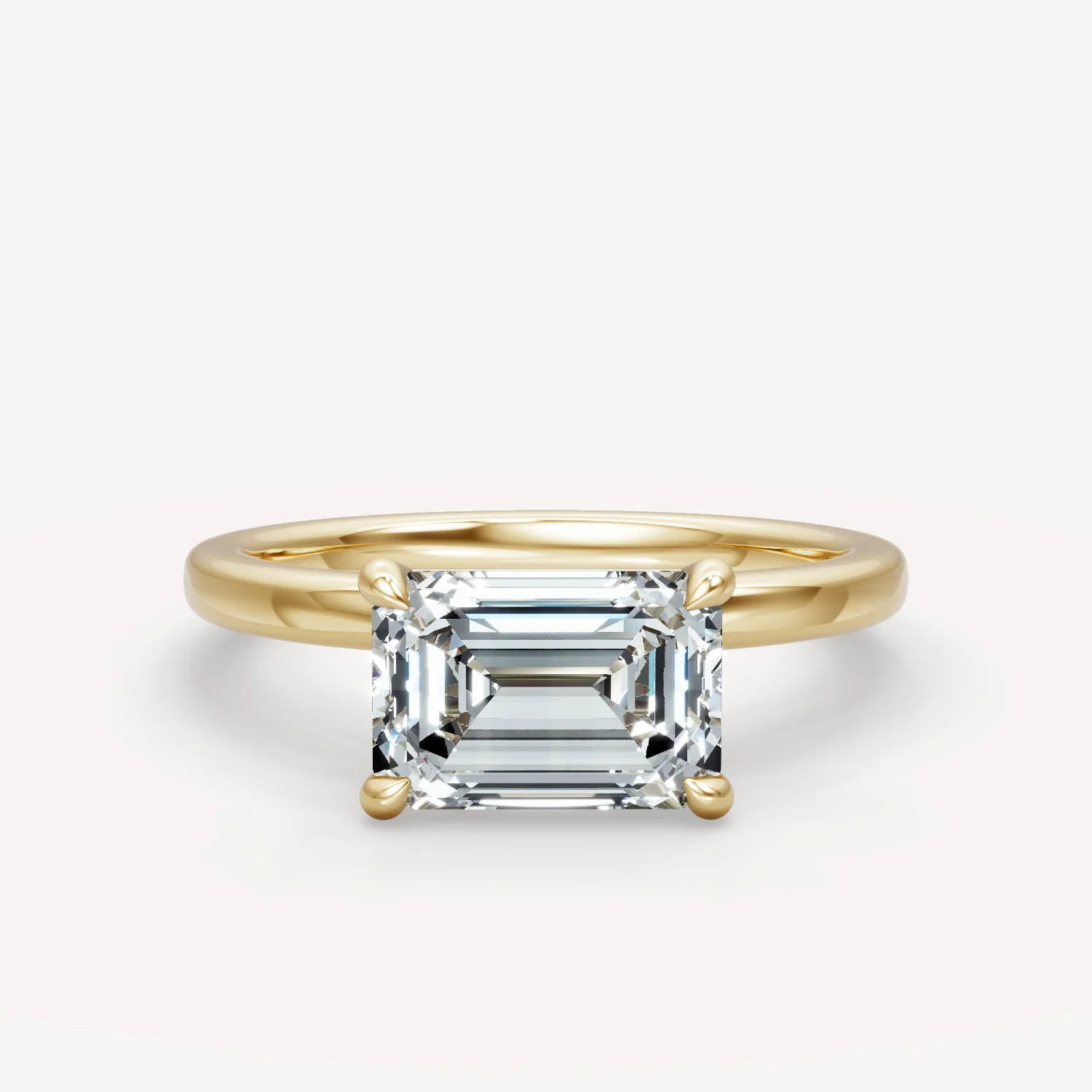 Off Center Charm - Emerald