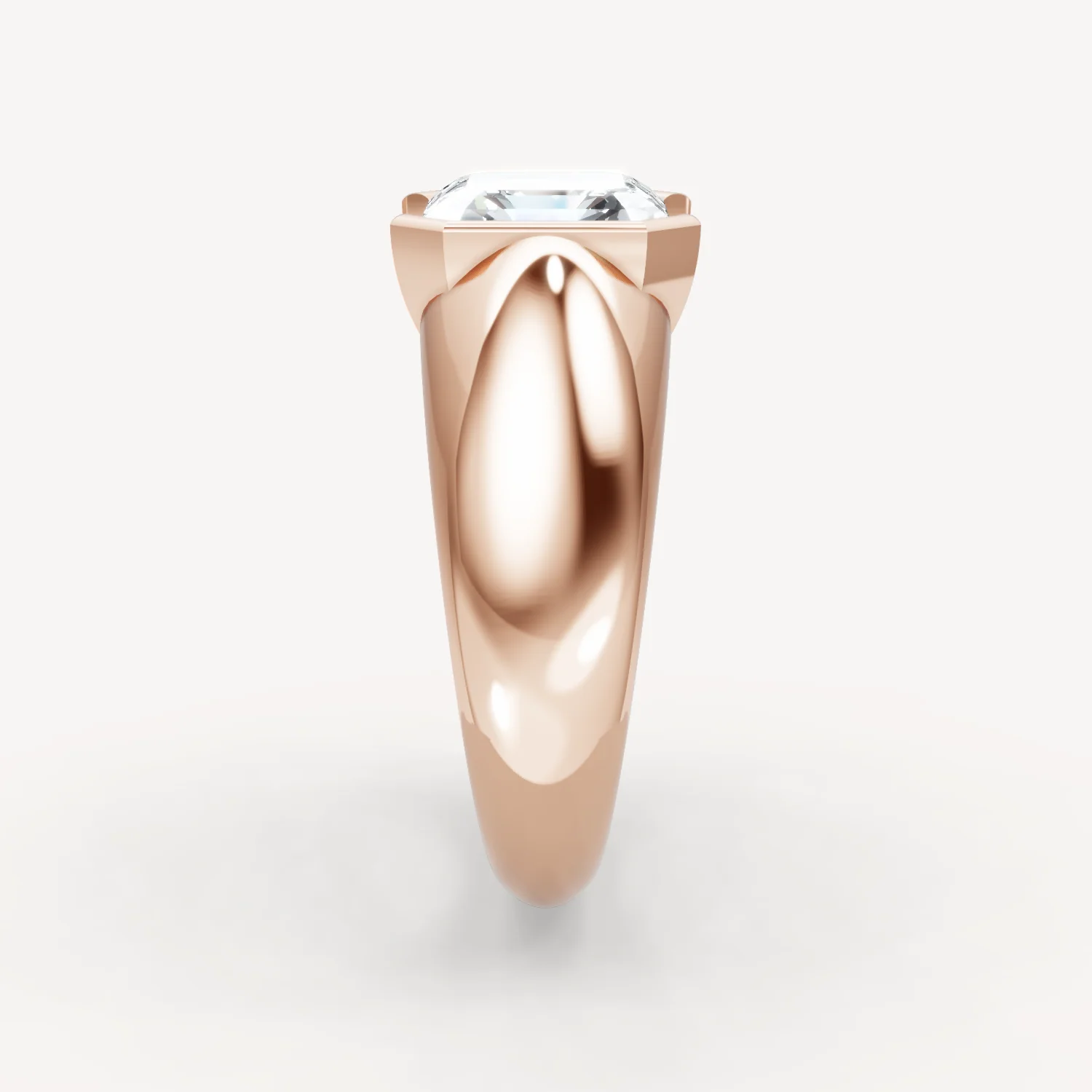 Royal Dome Ring - Asscher - Image 10
