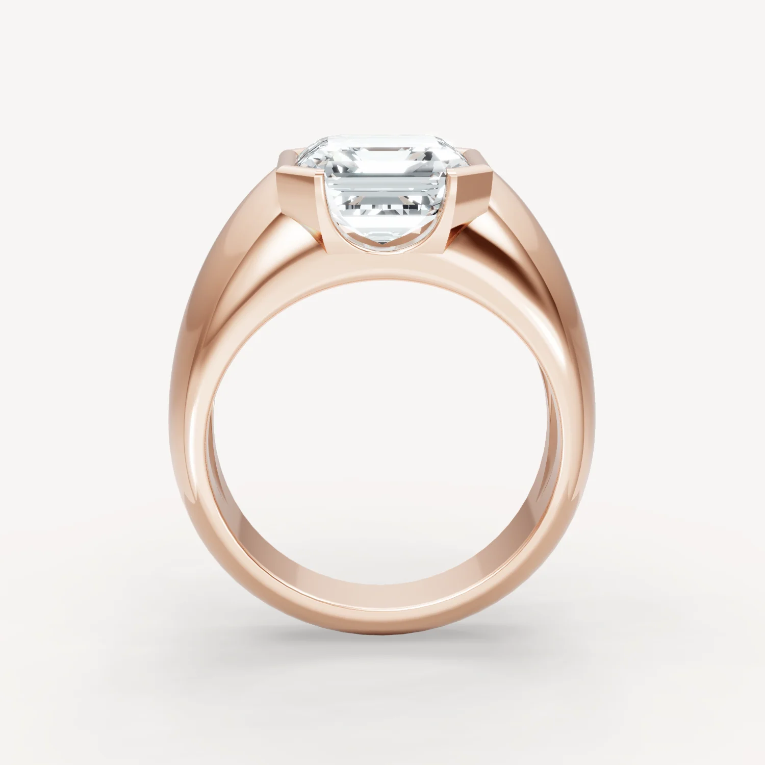 Royal Dome Ring - Asscher - Image 11