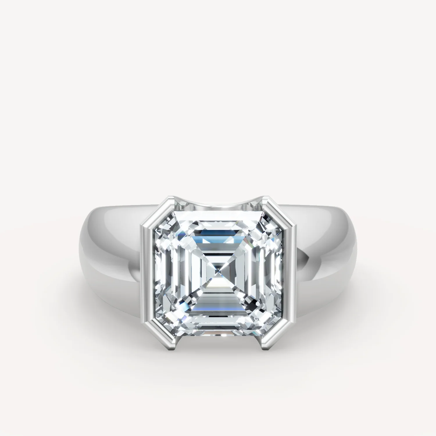Royal Dome Ring - Asscher - Image 5