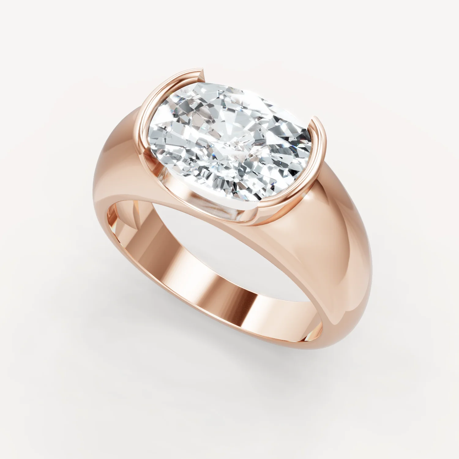 Royal Dome Ring - Elongated Cushion - Image 12