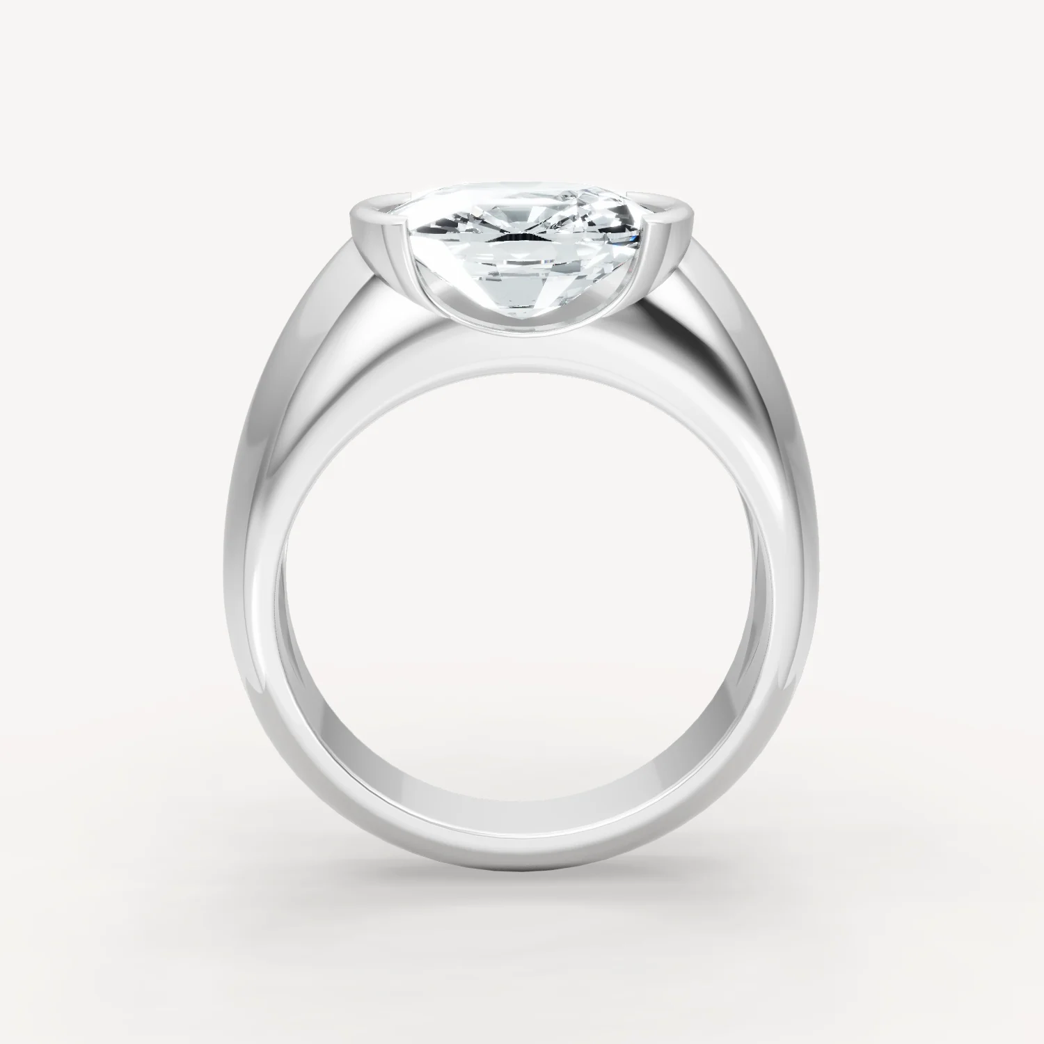 Royal Dome Ring - Elongated Cushion - Image 7