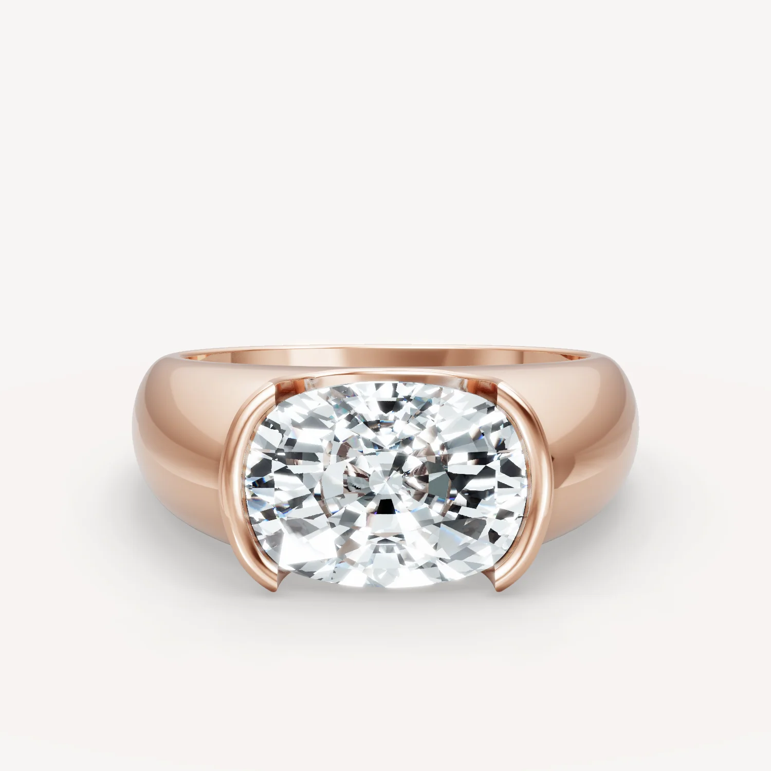 Royal Dome Ring - Elongated Cushion - Image 9