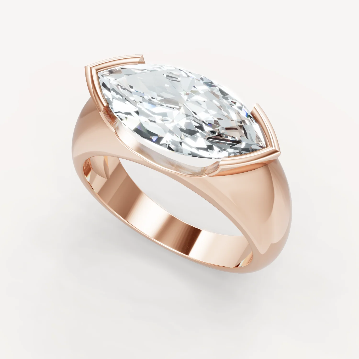 Royal Dome Ring - Marquise - Image 12