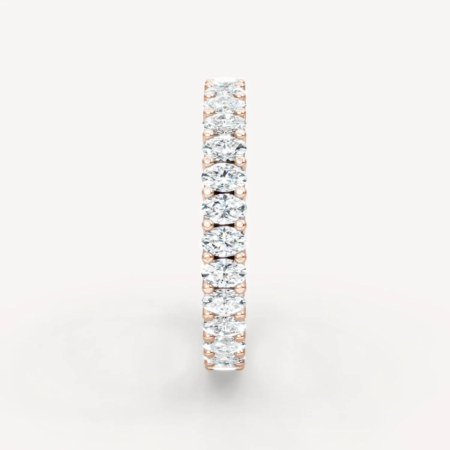 Scalloped Ovals Eternity Band - Image 10