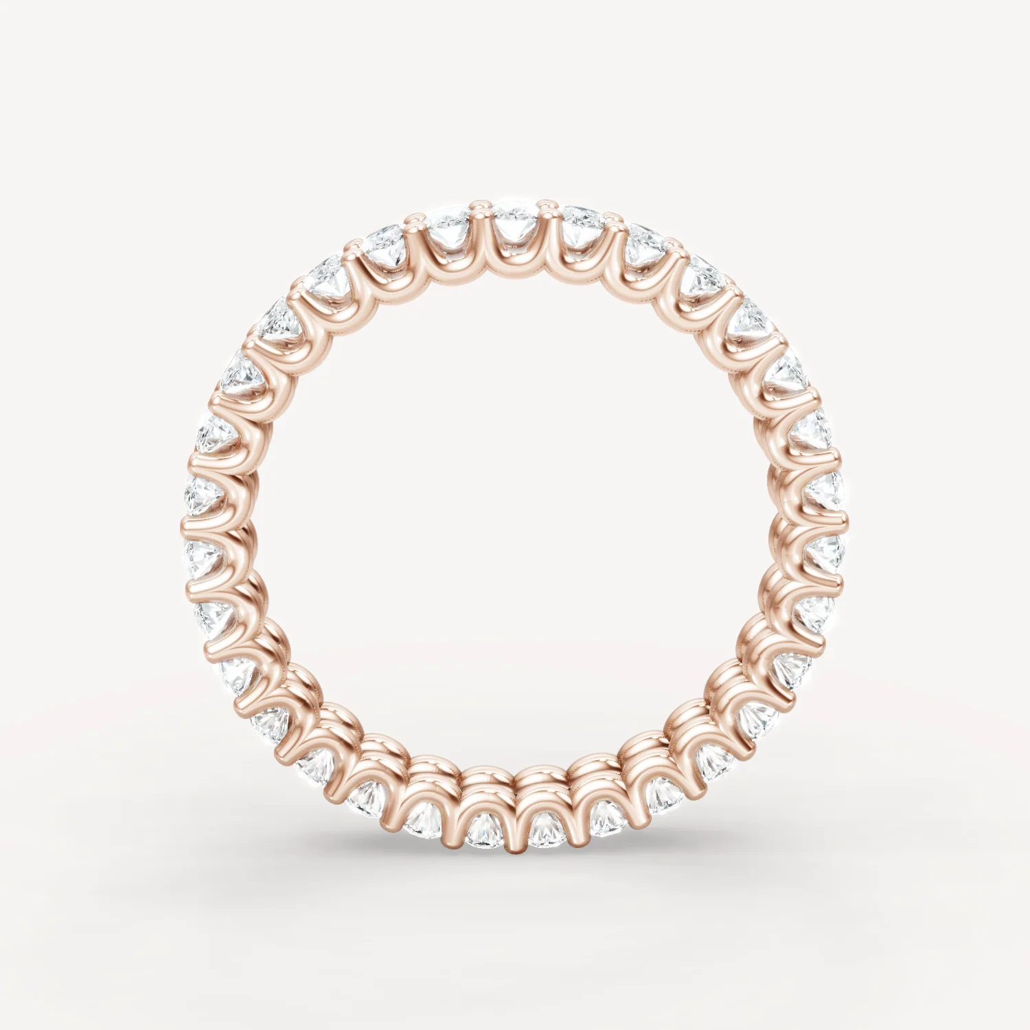 Scalloped Ovals Eternity Band - Image 11