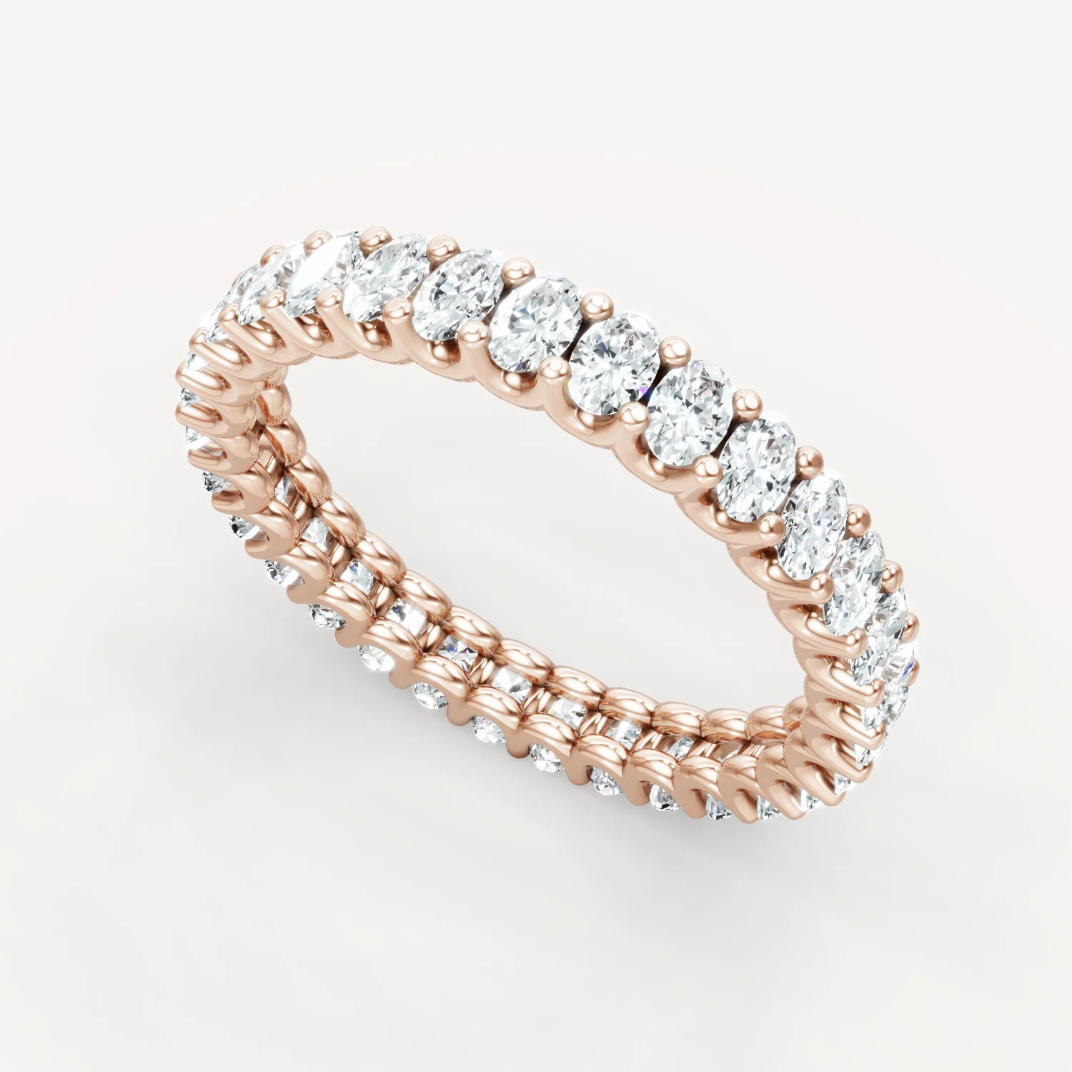 Scalloped Ovals Eternity Band - Image 12