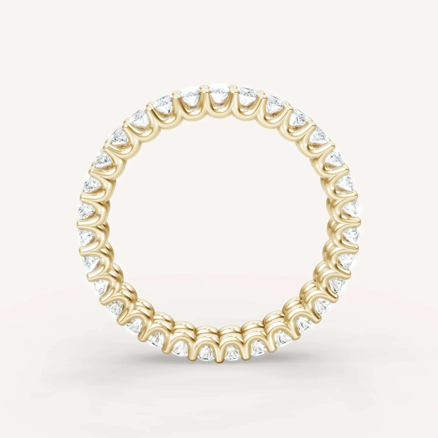 Scalloped Ovals Eternity Band - Image 3