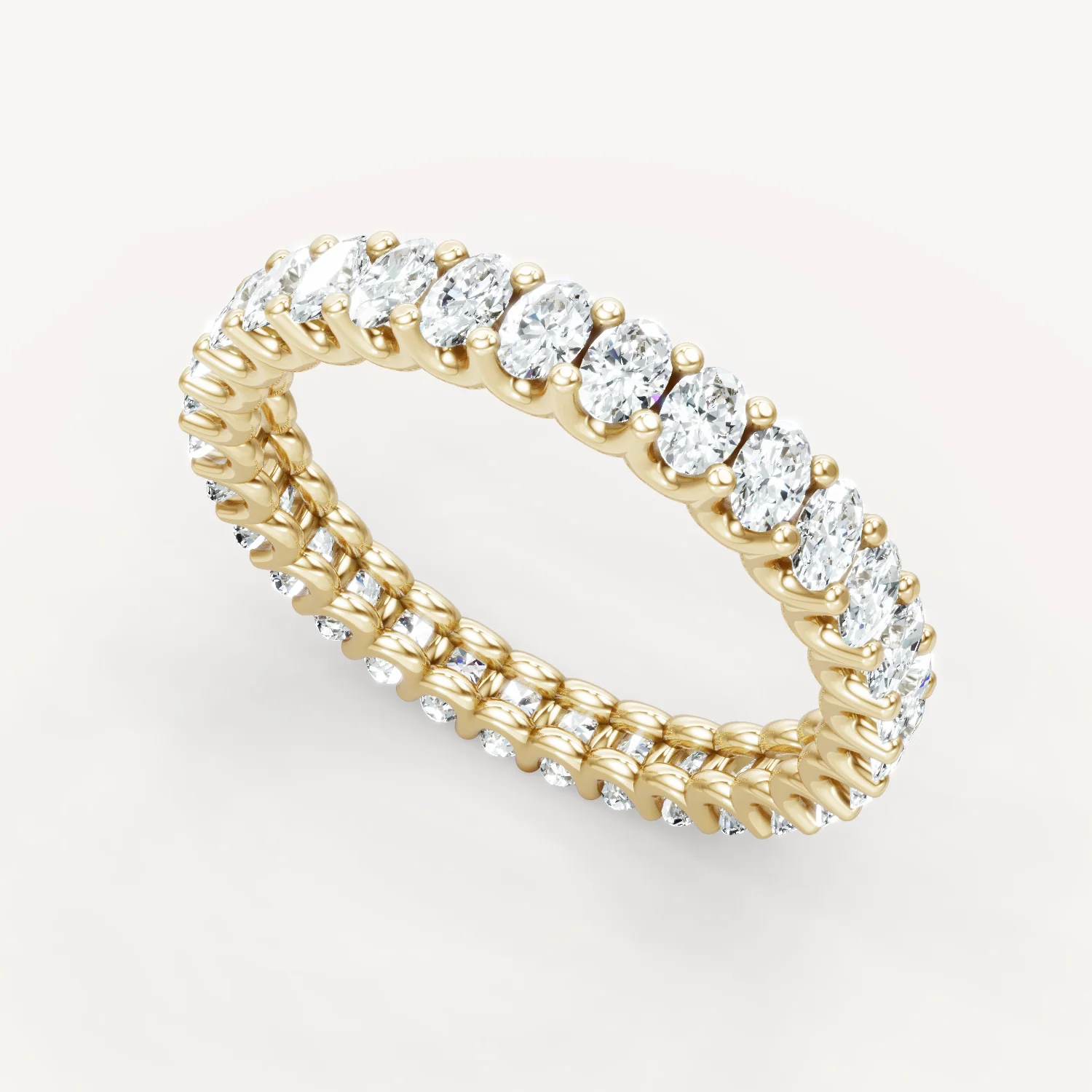 Scalloped Ovals Eternity Band - Image 4