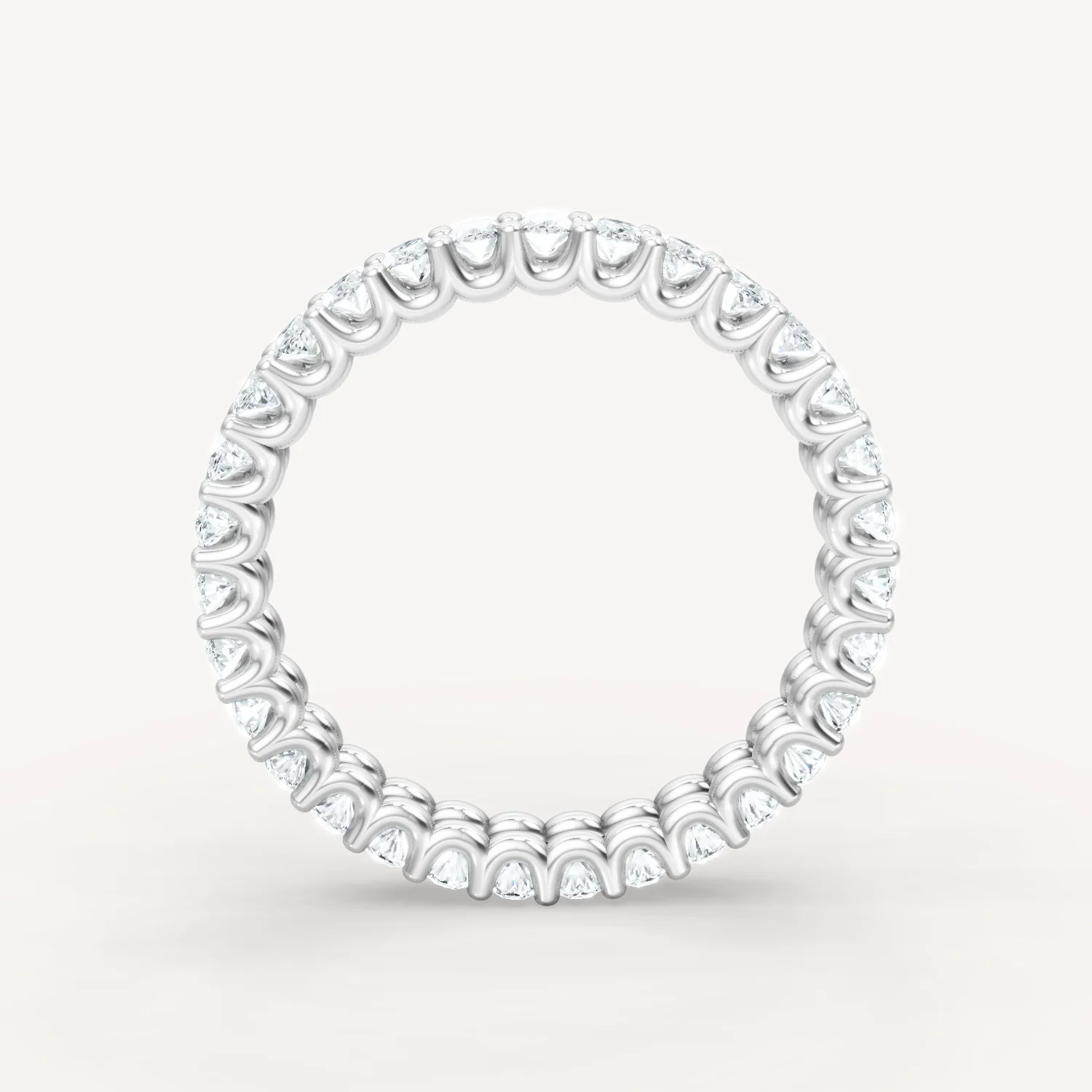 Scalloped Ovals Eternity Band - Image 7