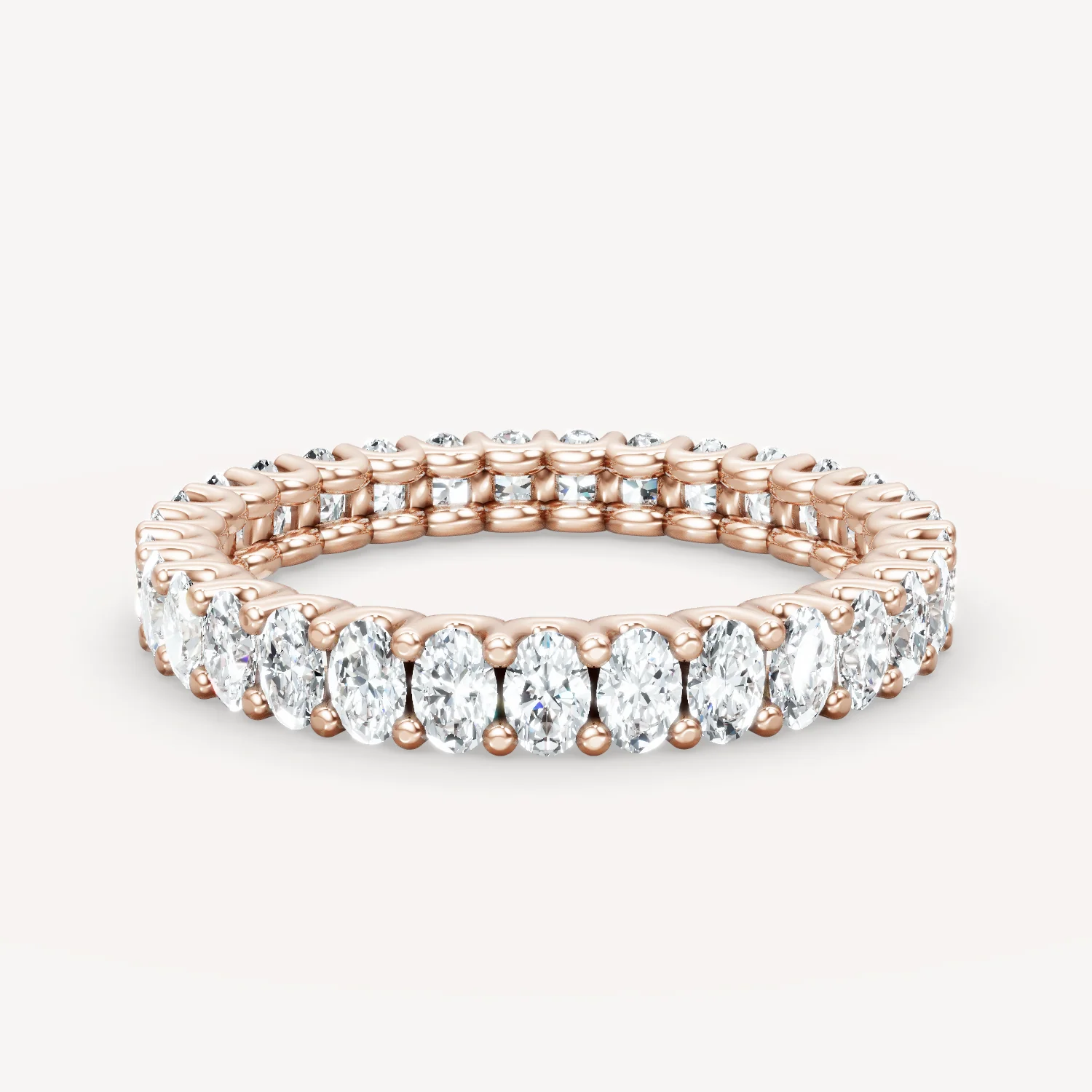 Scalloped Ovals Eternity Band - Image 9