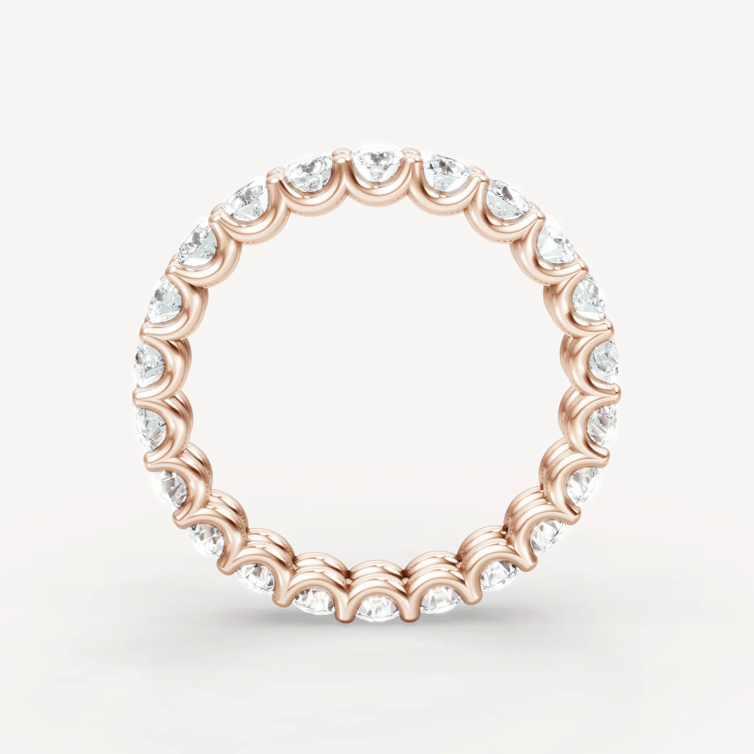 Scalloped Rounds Eternity Band - Image 11