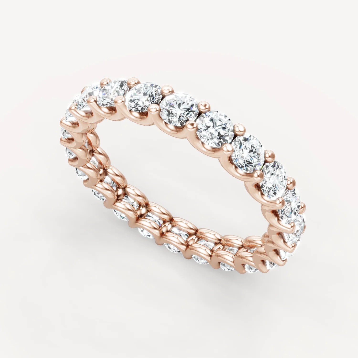 Scalloped Rounds Eternity Band - Image 12