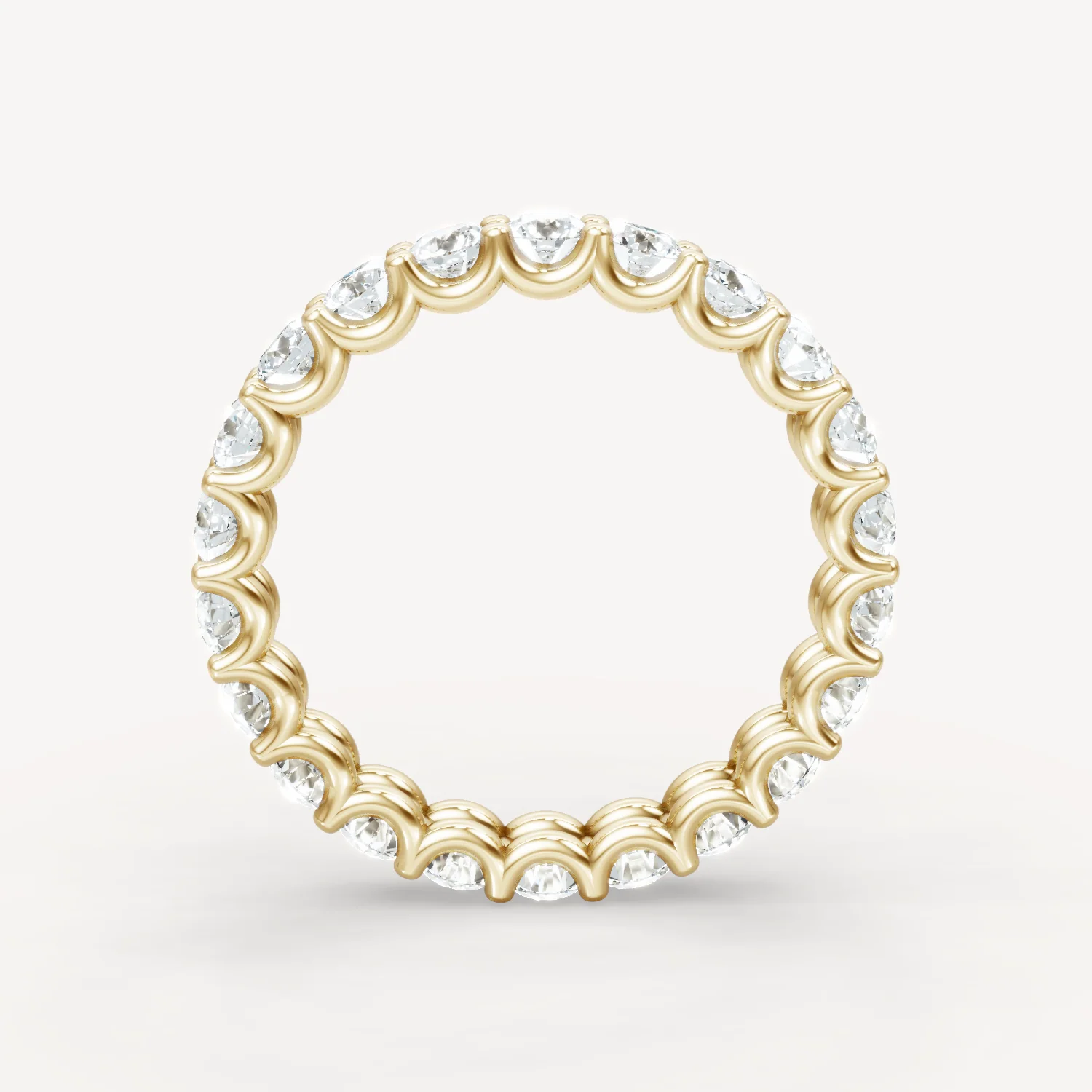 Scalloped Rounds Eternity Band - Image 3