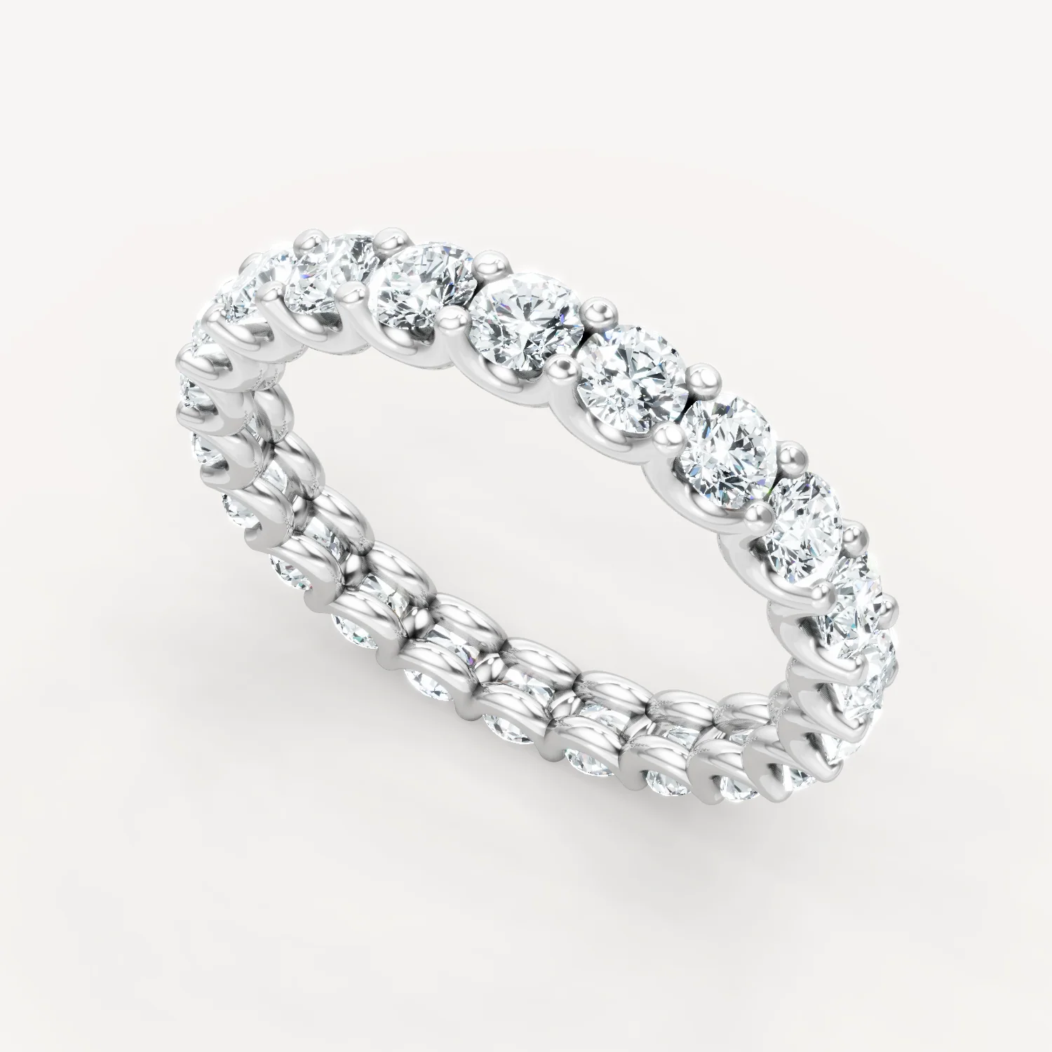 Scalloped Rounds Eternity Band - Image 8