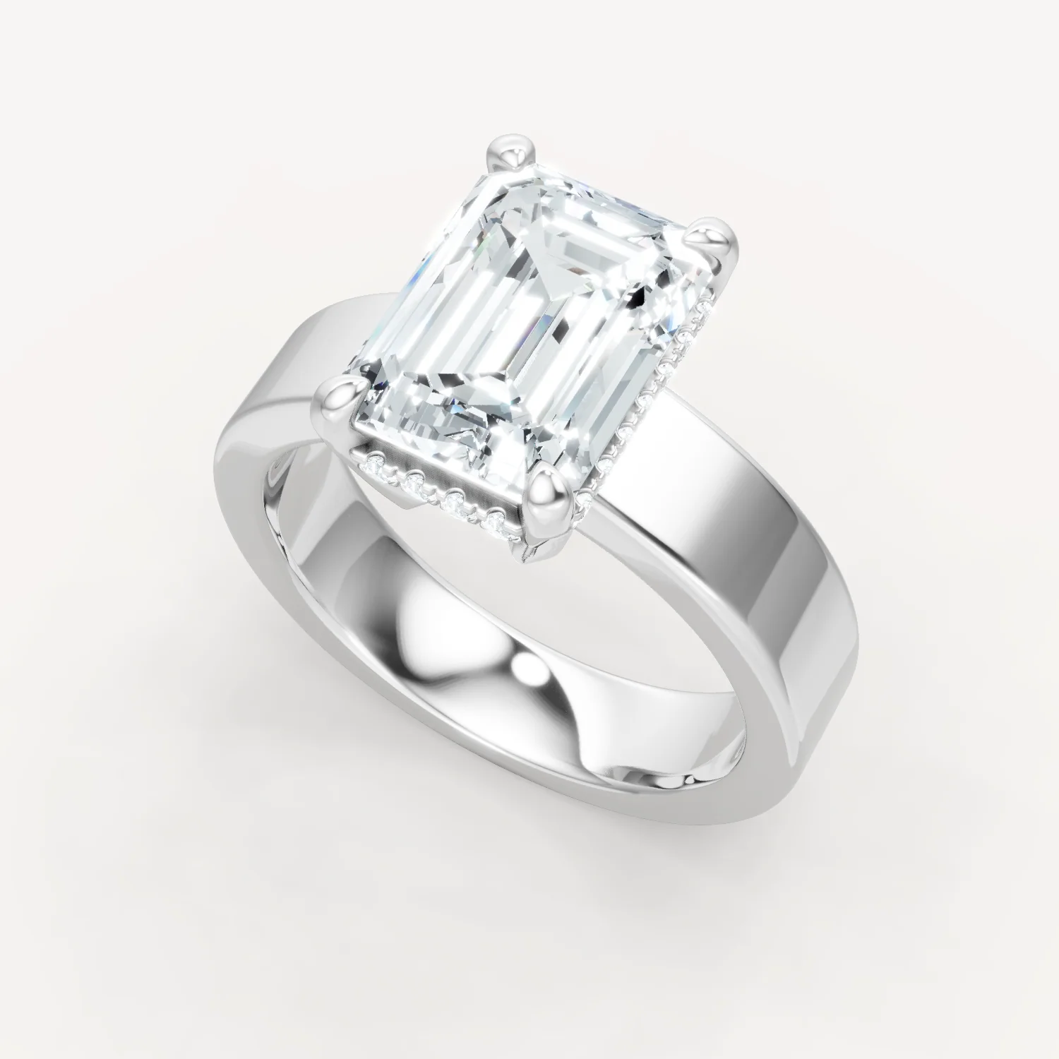 Sleek Haven Bold Hidden Halo - Emerald - Image 8