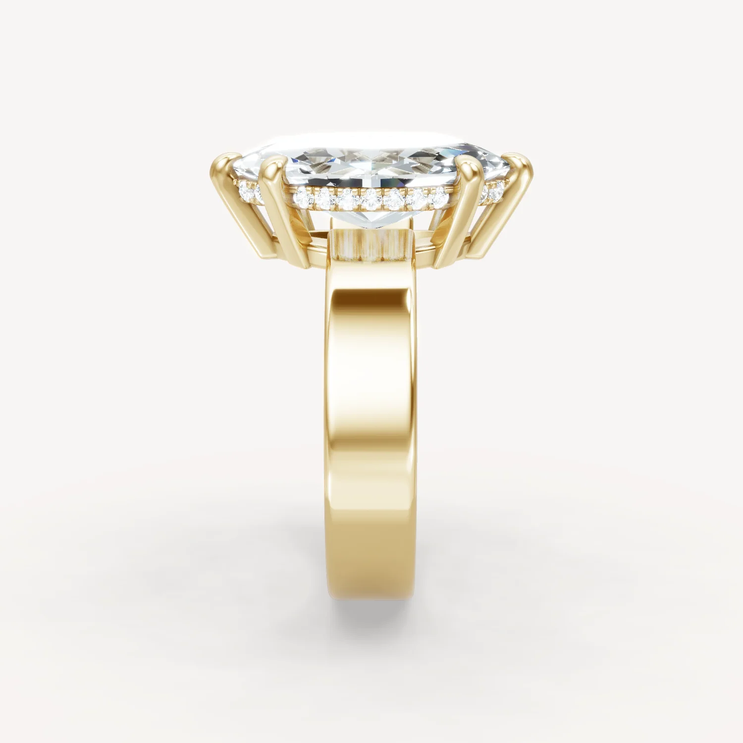 Sleek Haven Bold Hidden Halo - Marquise - Image 2