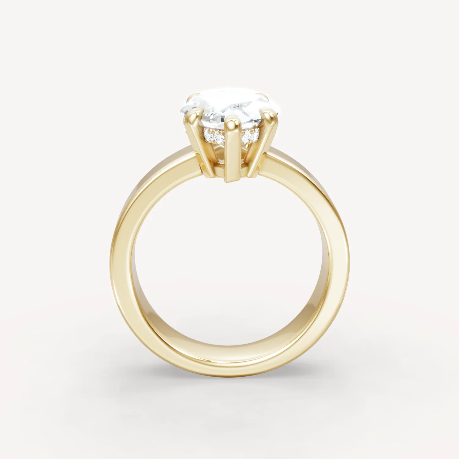Sleek Haven Bold Hidden Halo - Marquise - Image 3