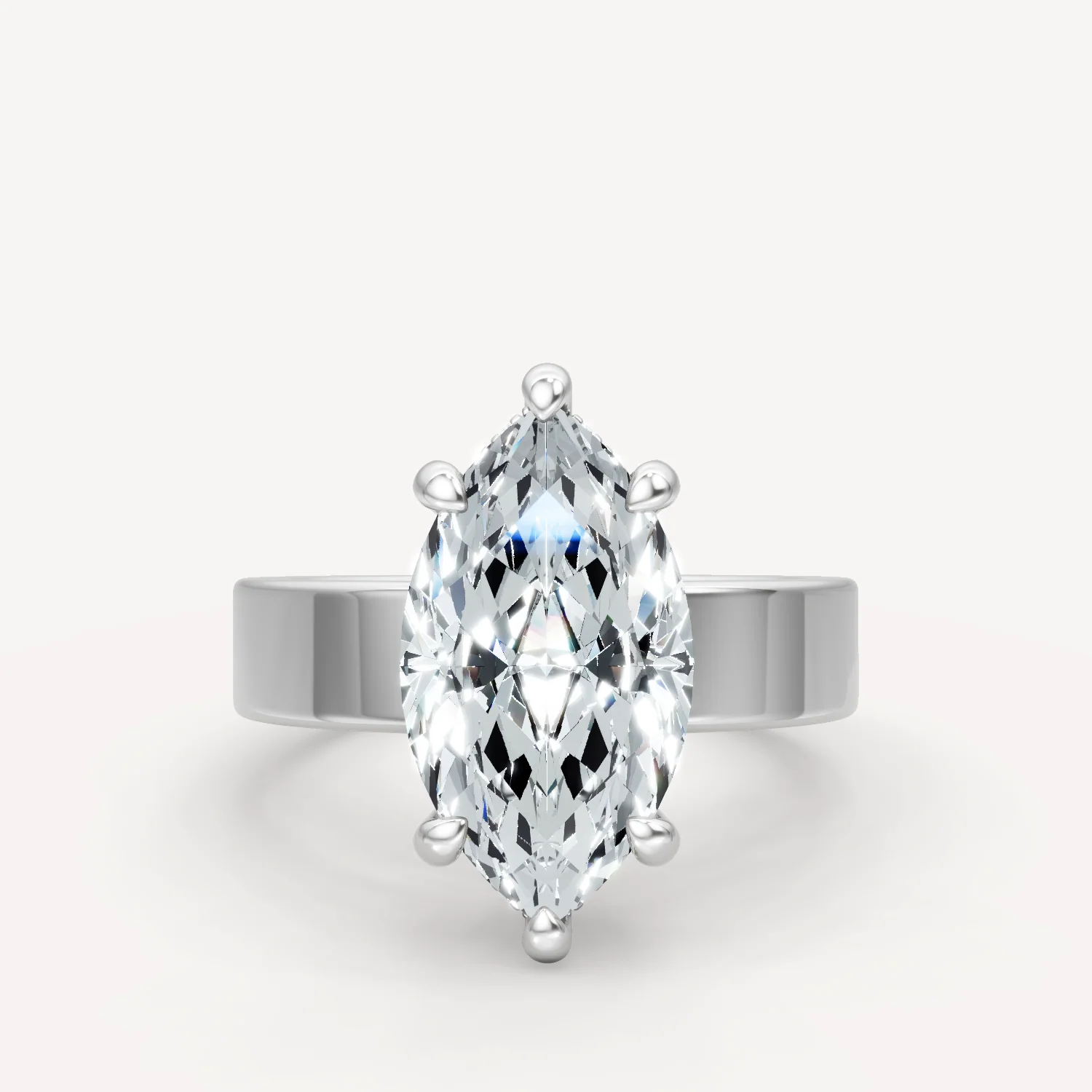 Sleek Haven Bold Hidden Halo - Marquise - Image 5