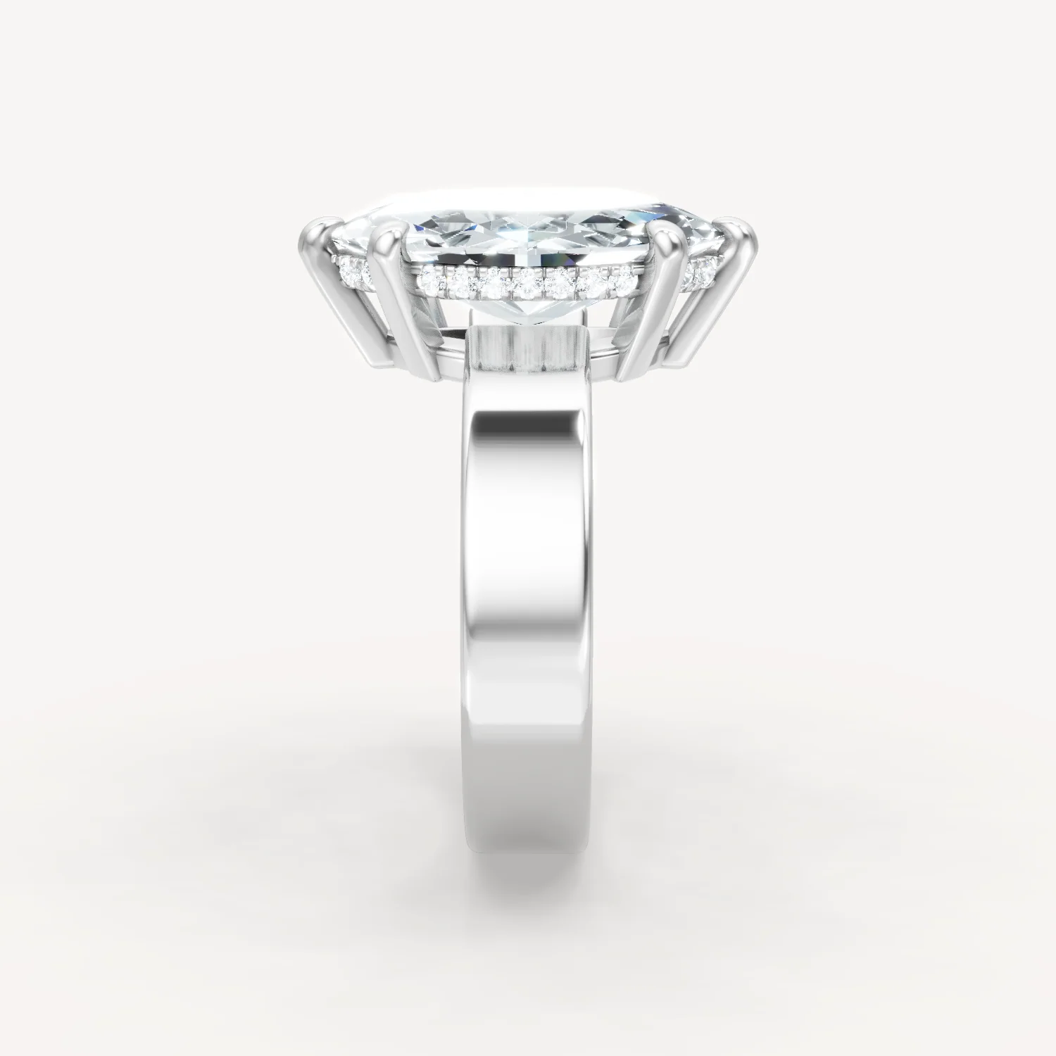 Sleek Haven Bold Hidden Halo - Marquise - Image 6