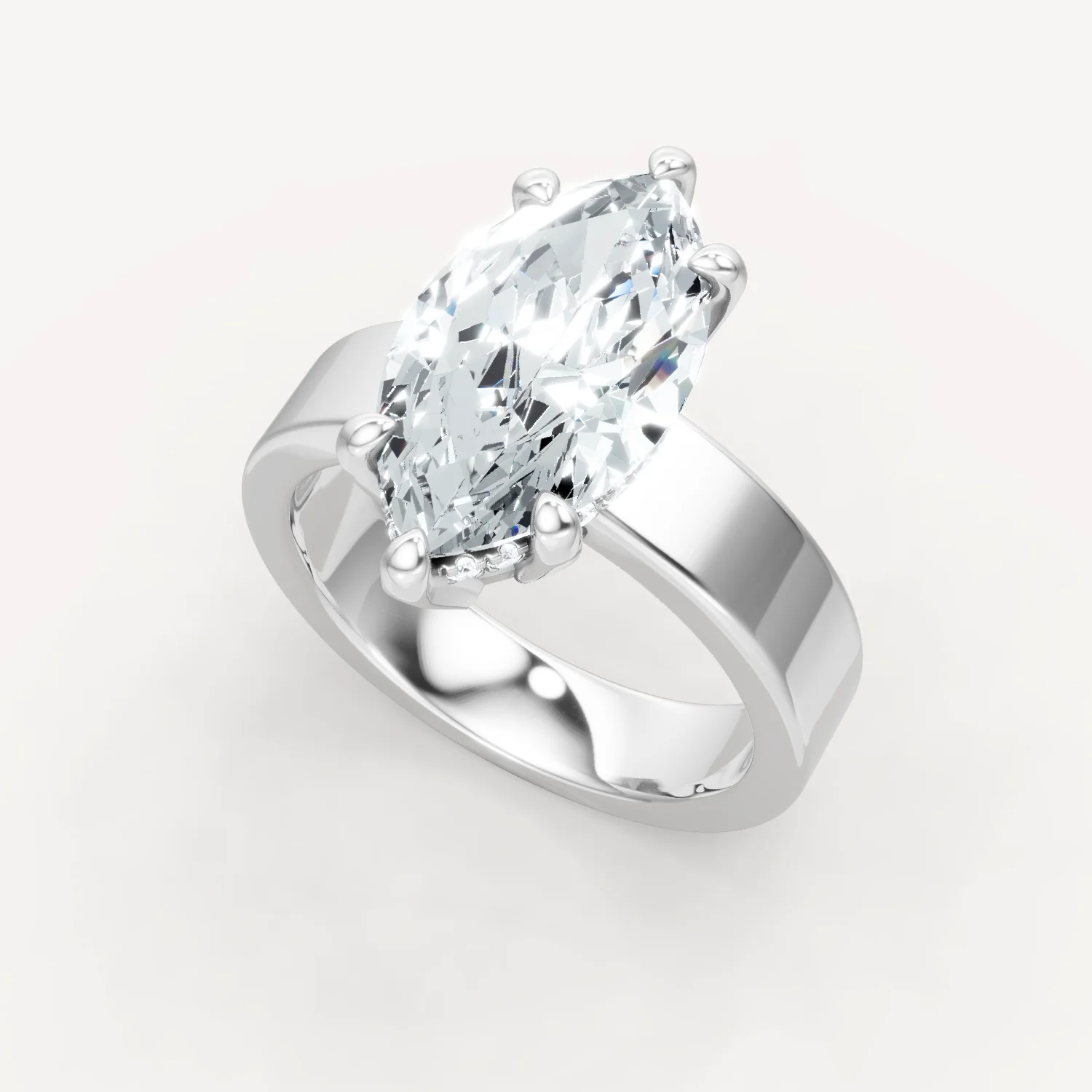 Sleek Haven Bold Hidden Halo - Marquise - Image 7