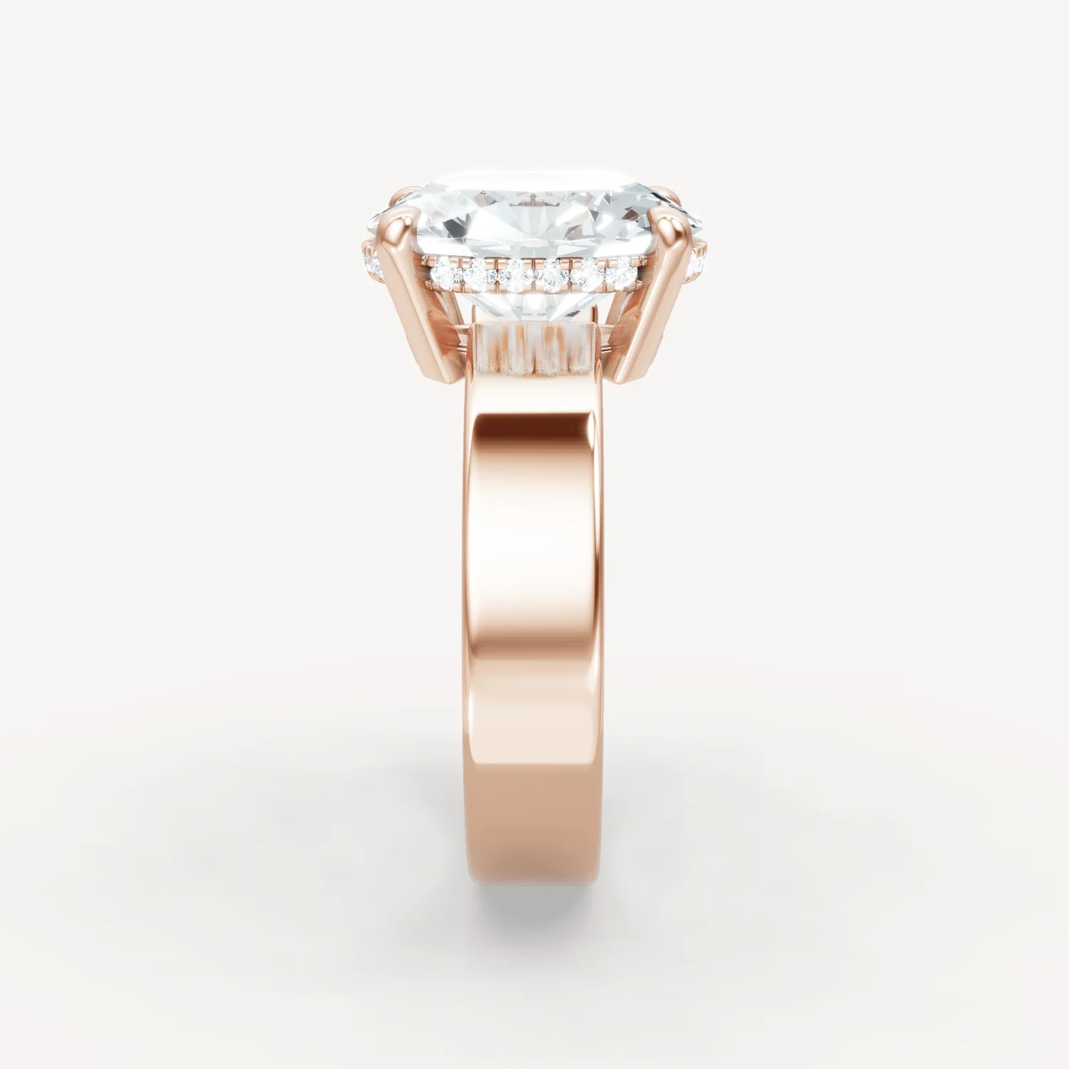 Sleek Haven Bold Hidden Halo - Oval - Image 10