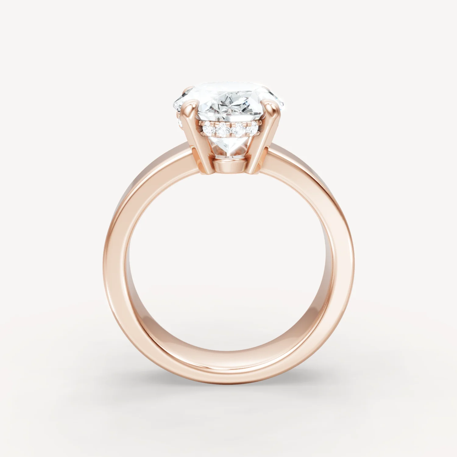 Sleek Haven Bold Hidden Halo - Oval - Image 11